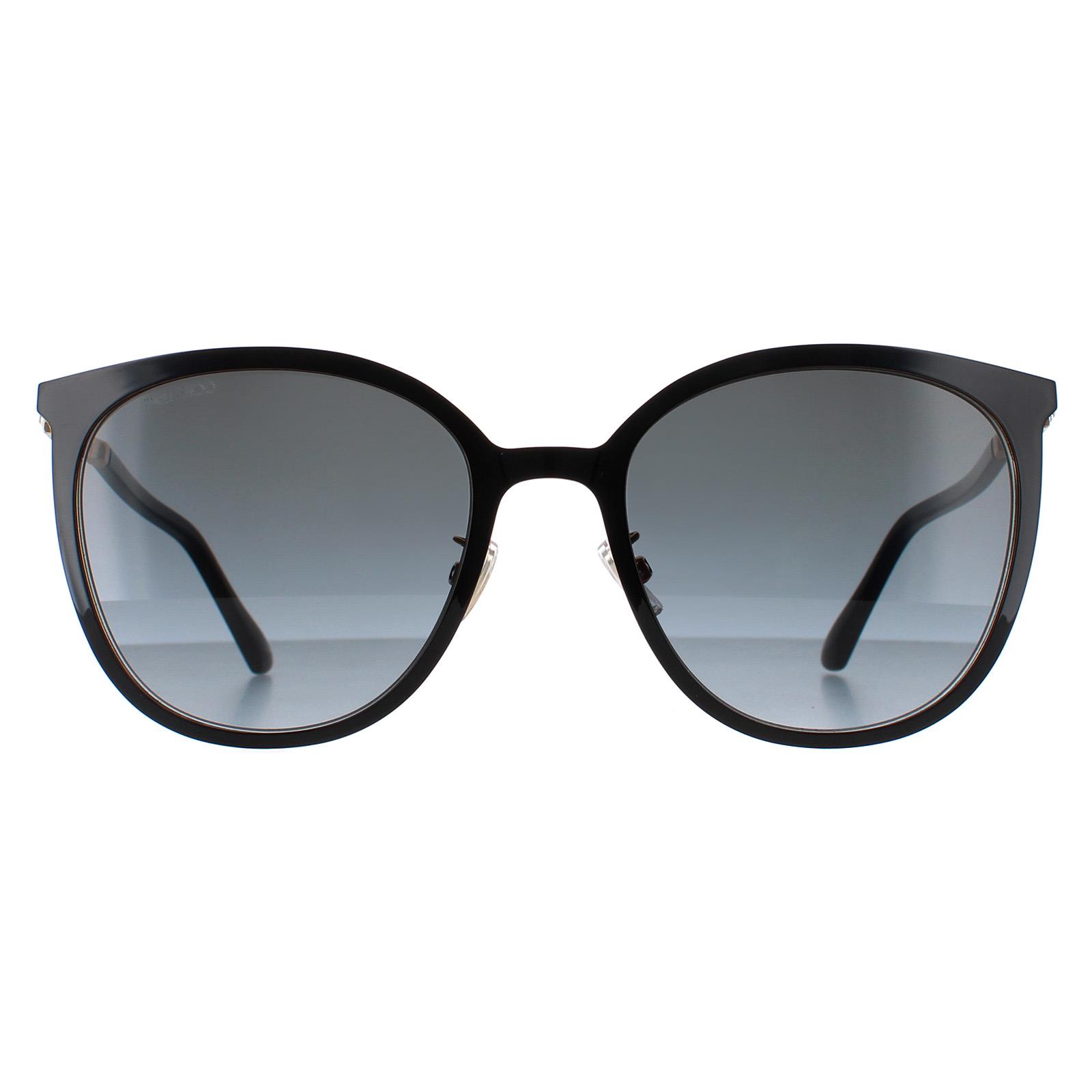 Jimmy Choo Sunglasses ORIA/G/SK 2M2 9O Black Gold Dark Gray  display picture 2