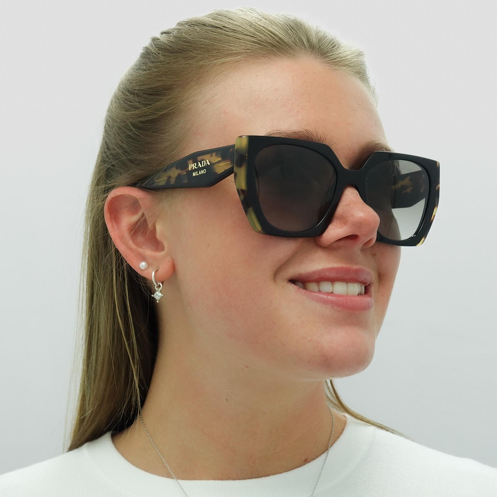 Prada Sunglasses PR15WS 3890A7 Black and Medium Tortoise 