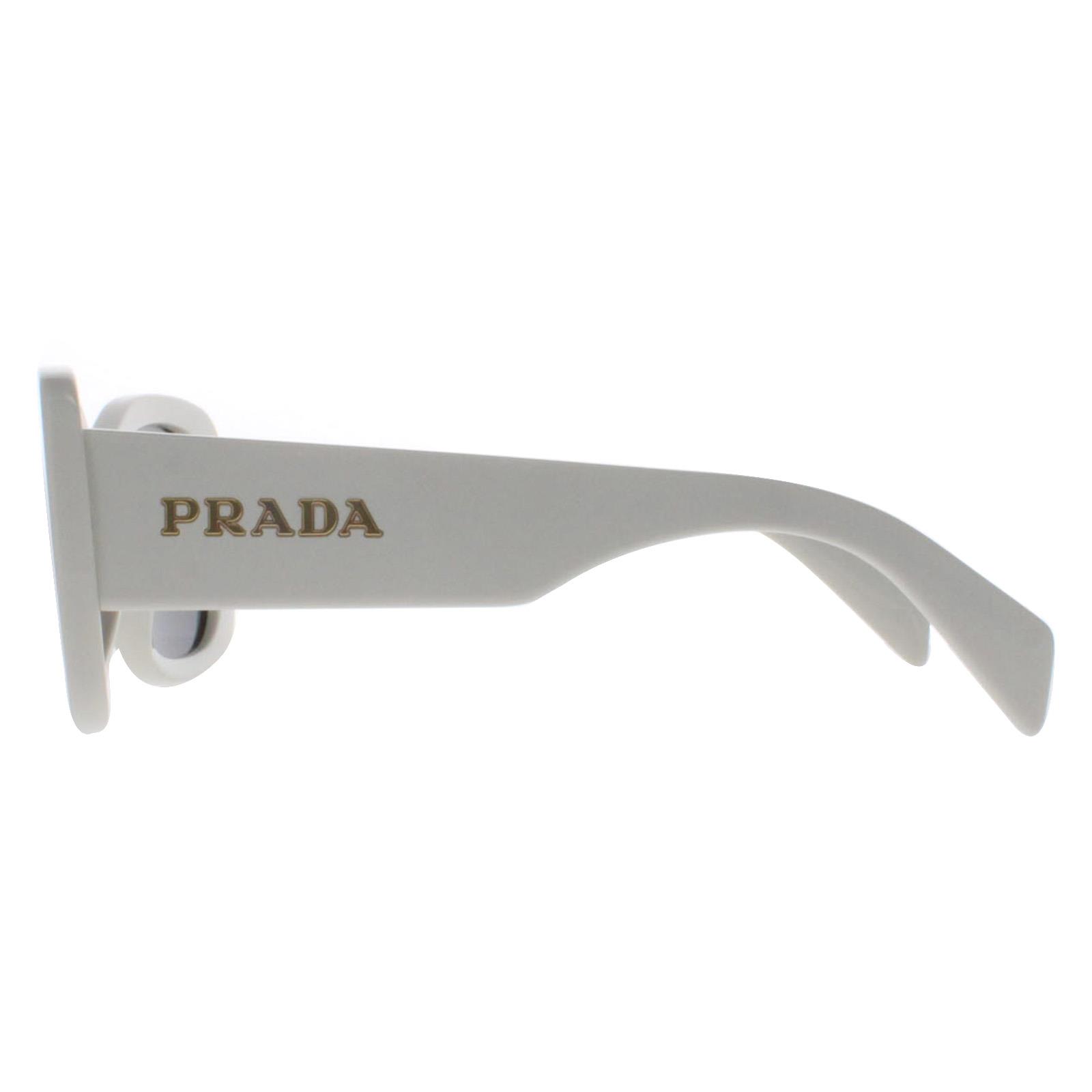 Prada Sunglasses PRA08S 1425S0 Talc Dark Gray | eBay display picture 1