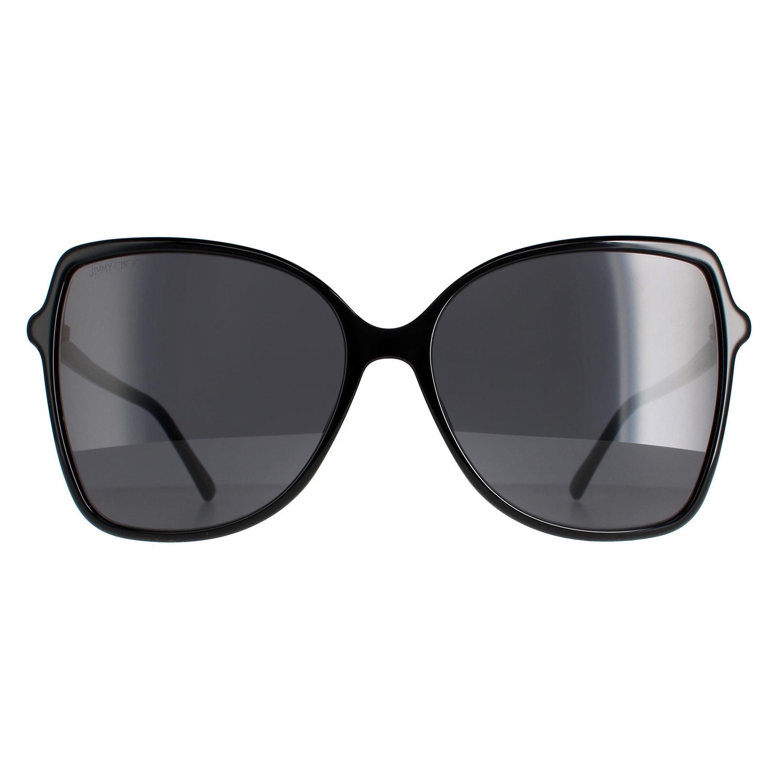Jimmy Choo Sunglasses FEDE/S 807 IR Black Gray Blue | eBay display picture 2