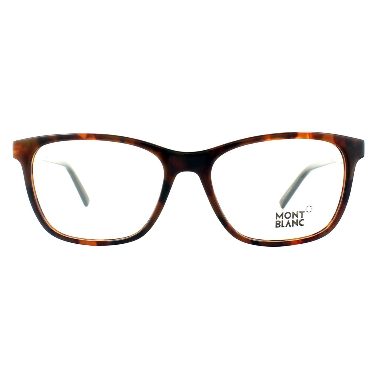 Mont Blanc Eyeglasses Frames MB0631 A56 Havana Gold | eBay