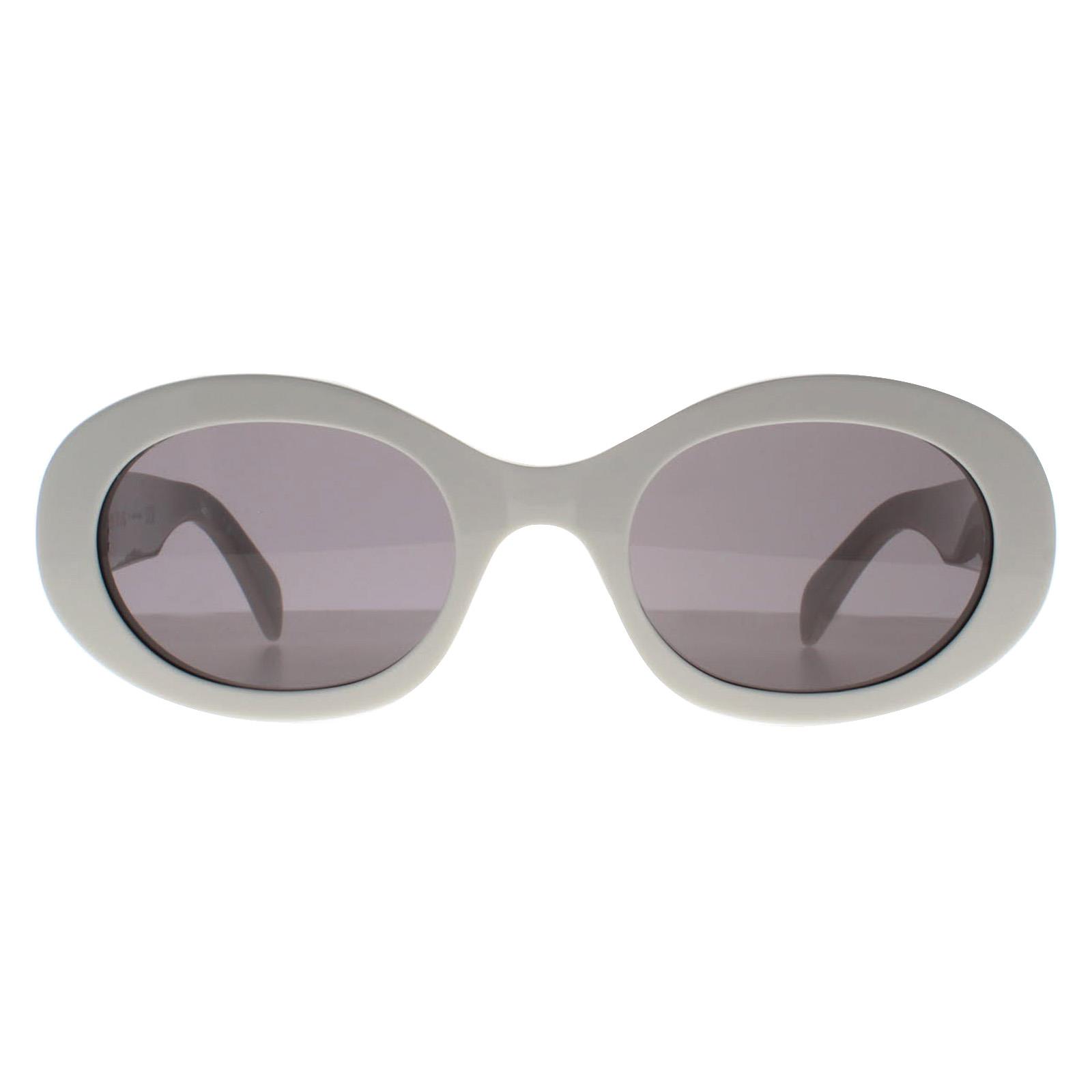 Celine Gray Sunglasses Buy Celine CL40254U 16A Metal Triomphe Silver Gray at best  main image 2