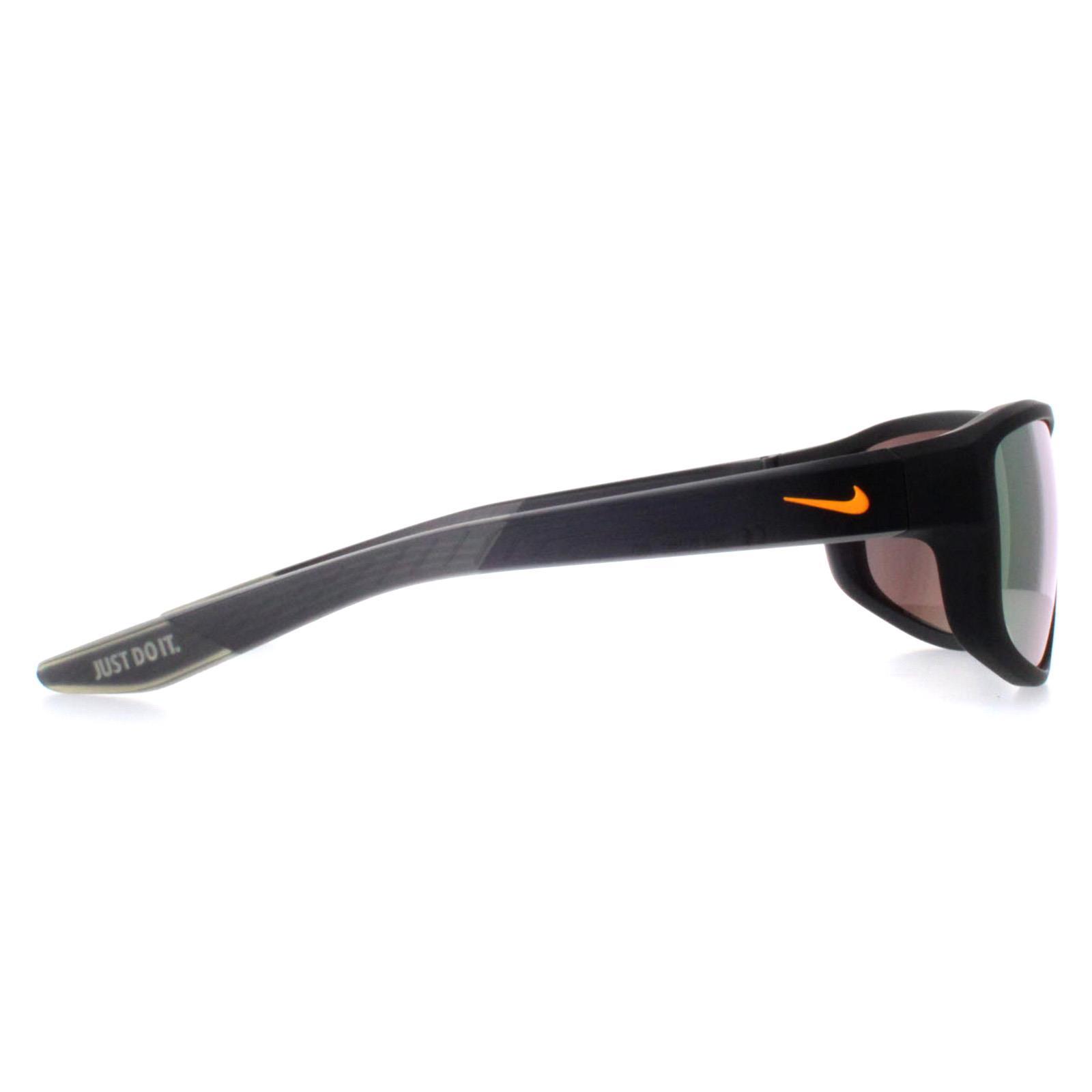 NWT Nike BRAZEN-FUEL-M-DJ0803-452 Matte Obsidian Shield 62mm Sunglasses Nike Sunglasses Brazen Fuel M DJ0803 452 Matte Obsidian  main image 4