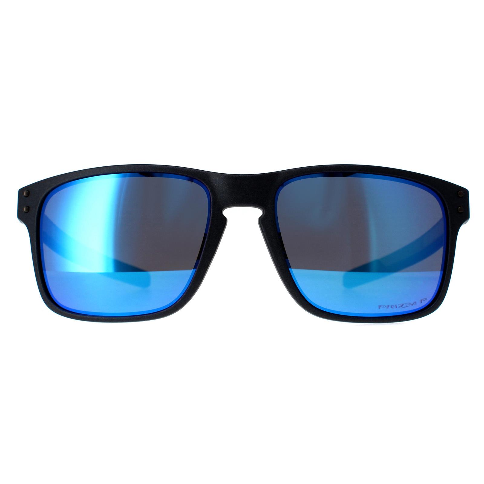 Oakley Sunglasses Holbrook Mix OO9384-10 Steel Prizm Sapphire