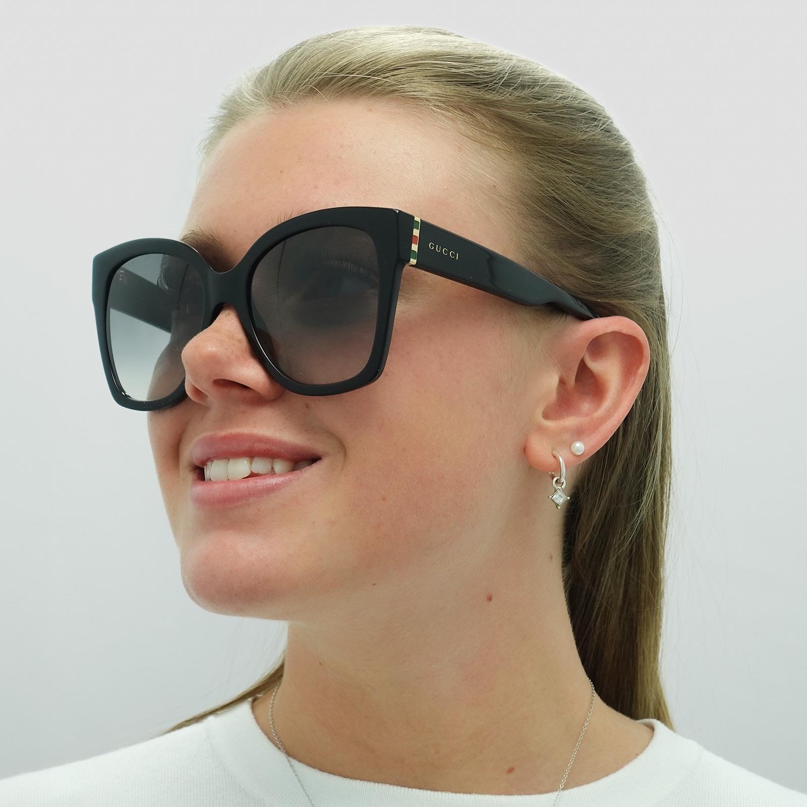 Gucci Sunglasses GG0459S 001 Black Gray Gradient | eBay display picture 2