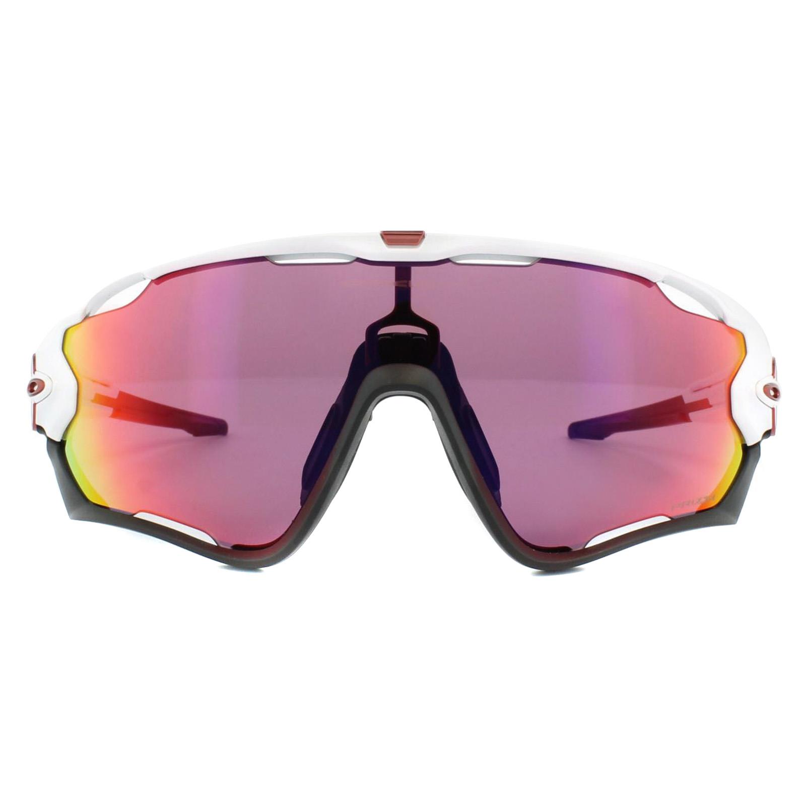 Oakley Sunglasses Jawbreaker OO9290-05 Polished White Prizm Road 