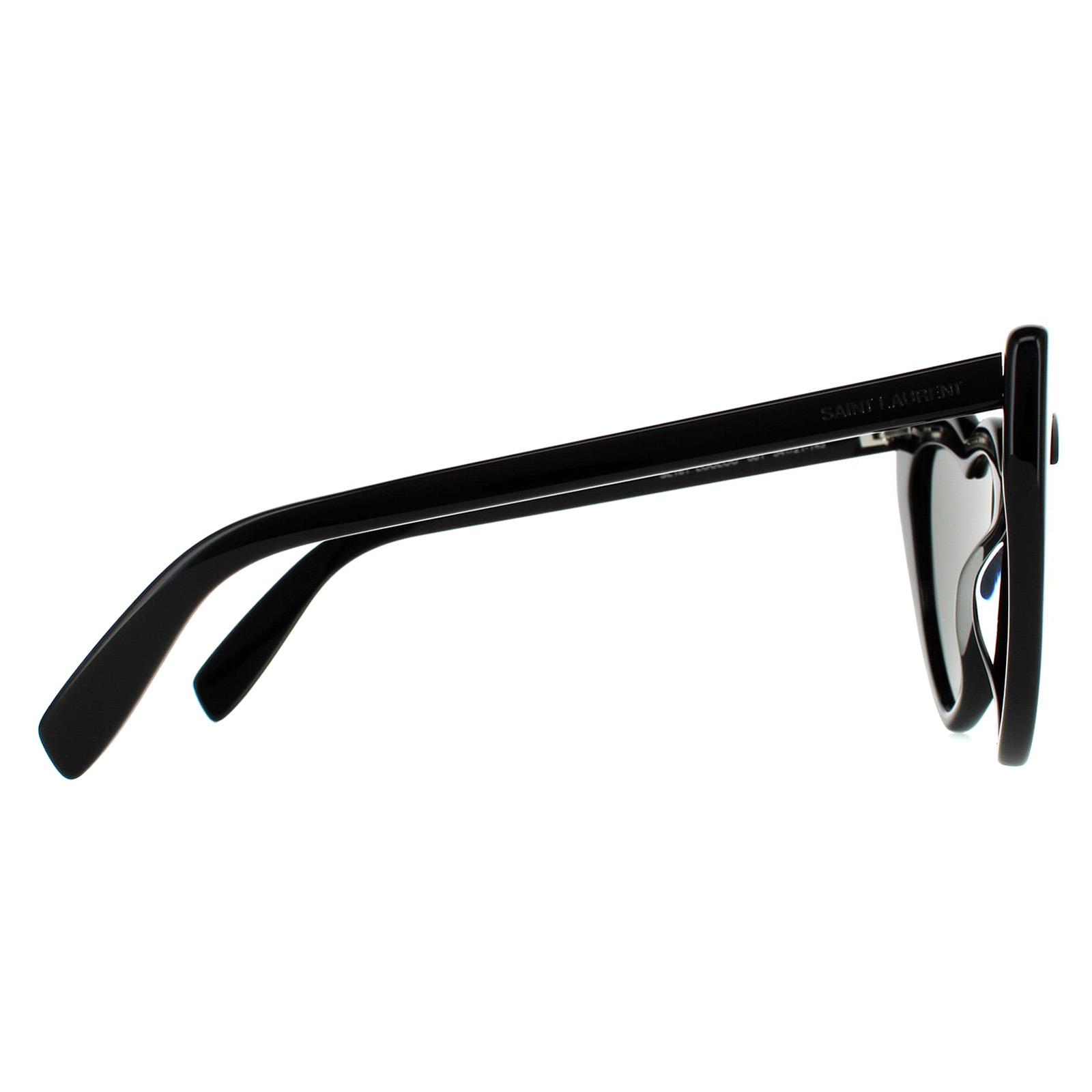 Saint Laurent Sunglasses SL 181 LOU LOU 001 Black Gray | eBay