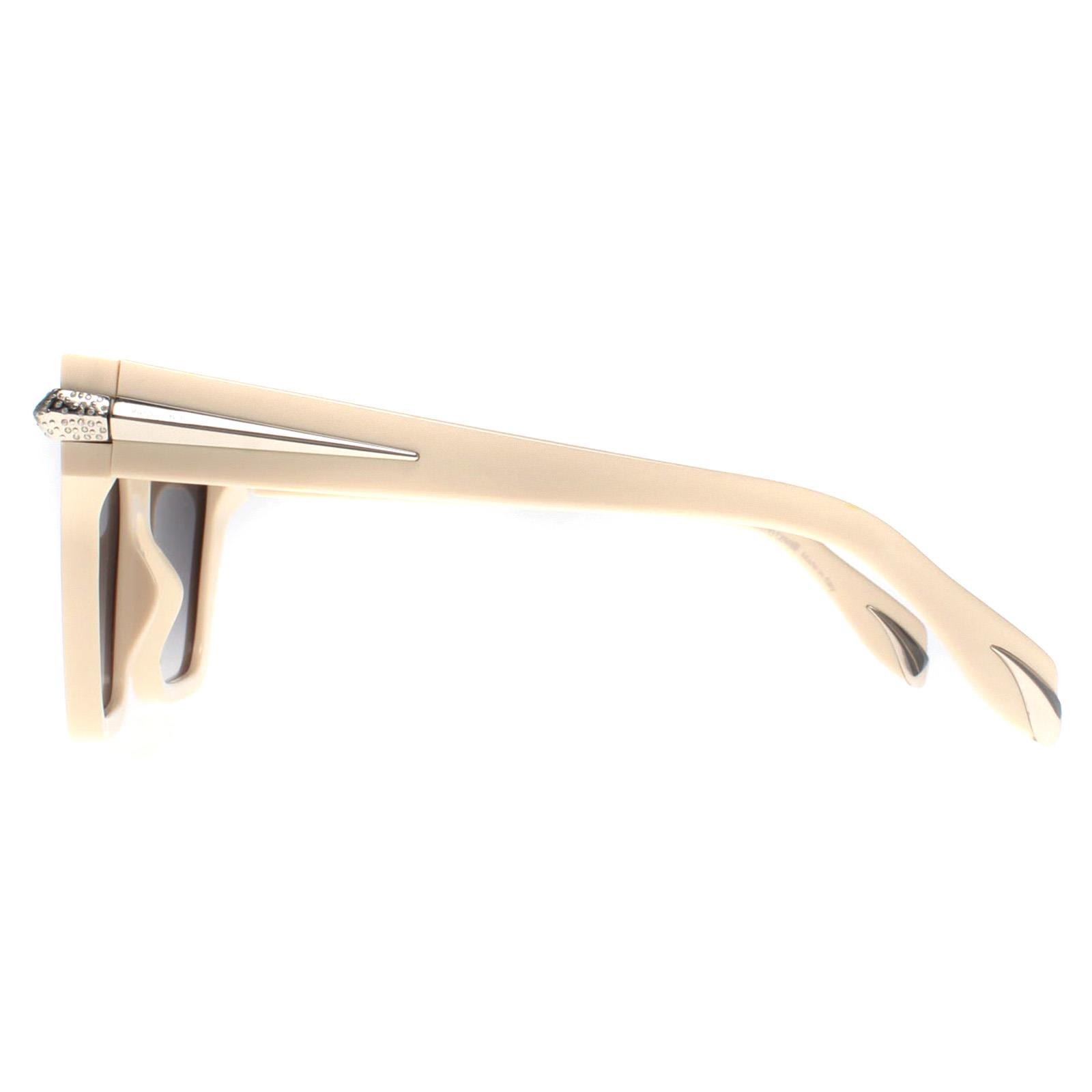 Roberto Cavalli Sunglasses SRC002S 09X7 Shiny Beige Gray 