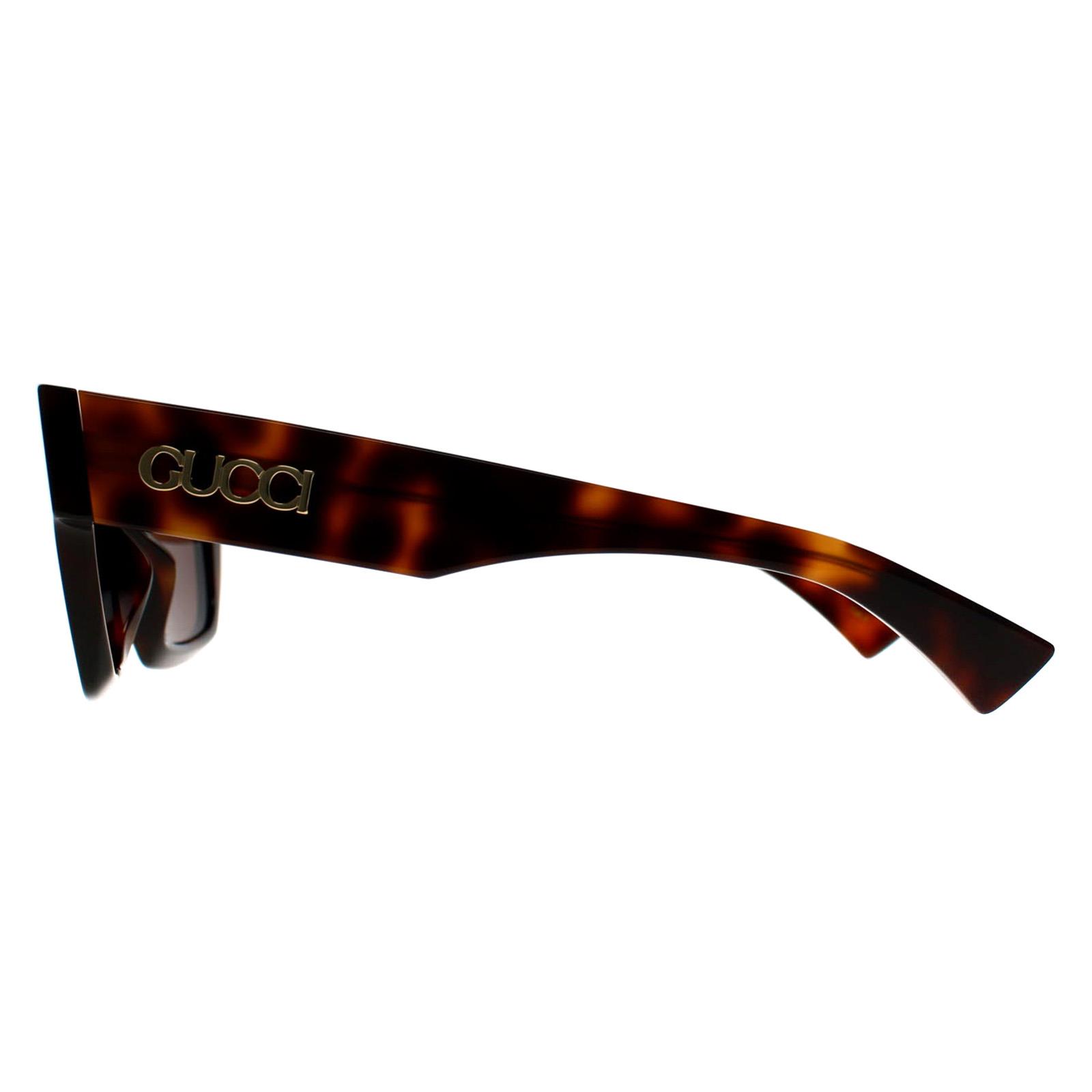 NEW GUCCI SUNGLASSES HAVANA WOMEN EYEWEAR GUCCI GG1835S 002 Gucci GG1835S S (52 - 18) with Grey lenses and Black frame  main image 4
