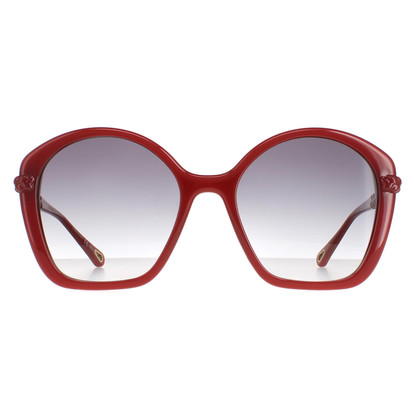 Chloe Sunglasses CH0003S 003 Dark Orange Gray Gradient | eBay display picture 3