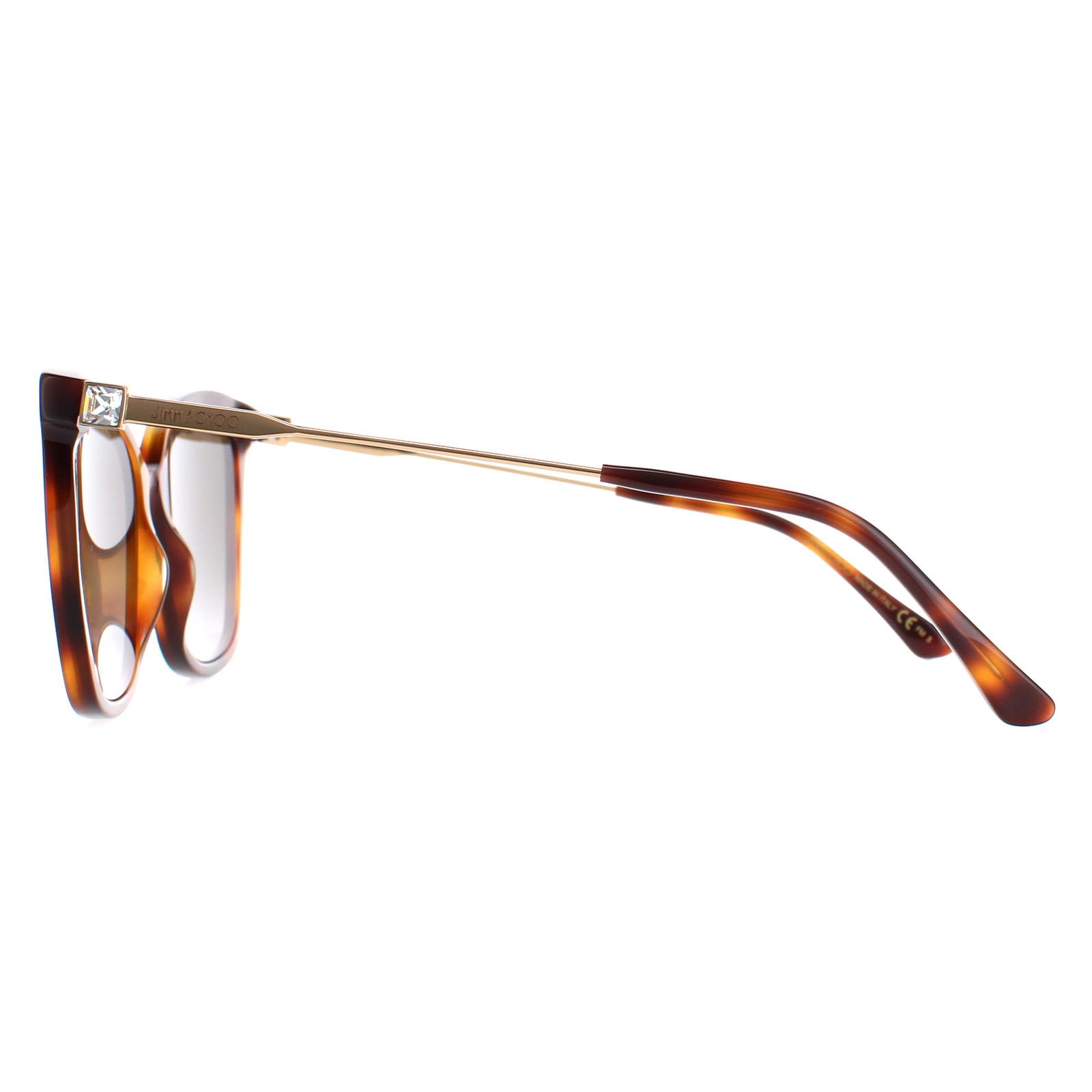 Jimmy Choo MACI/S 0086 HA Sunglasses Havana Cat Eye Frame, Brown Lenses Jimmy Choo Women main image 4
