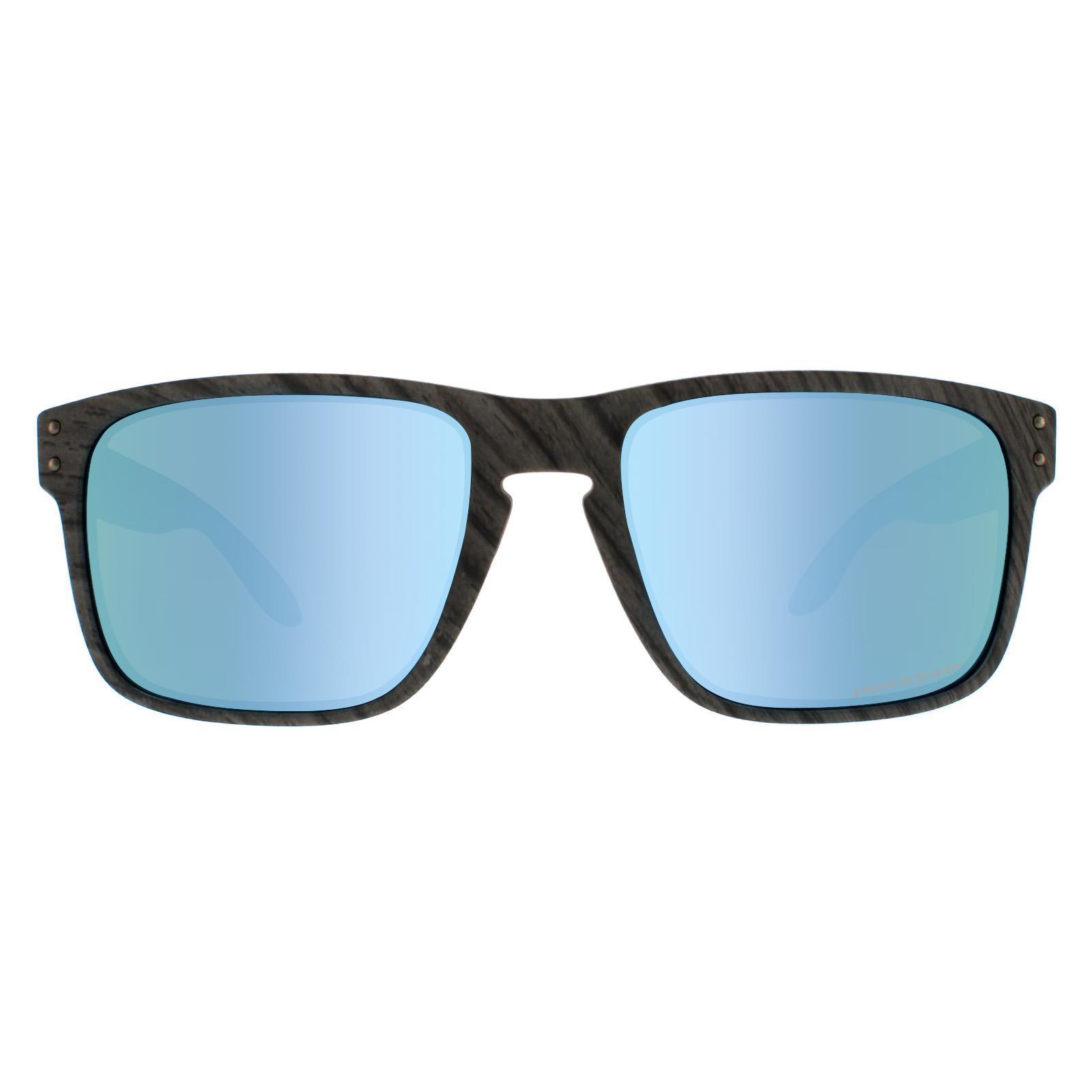 Oakley Sonnenbrille Holbrook OO9102-J9 Holzmaserung Prizm Deep