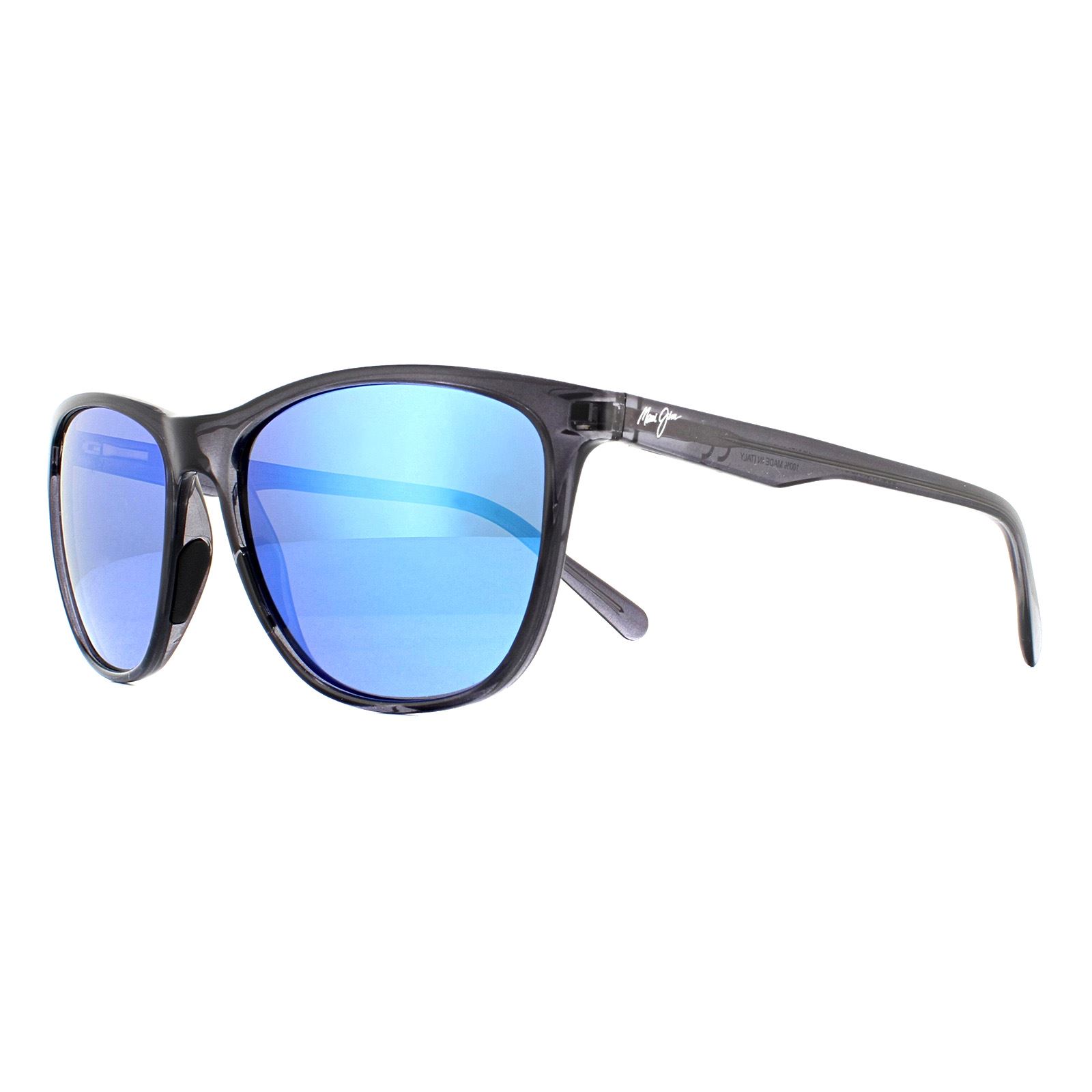Maui Jim Sugar Cane polarized B783-11 Blue Hawaii Mirrored Maui Jim Local Kine Polarized Sunglasses 61mm Black|Blue  main image 4