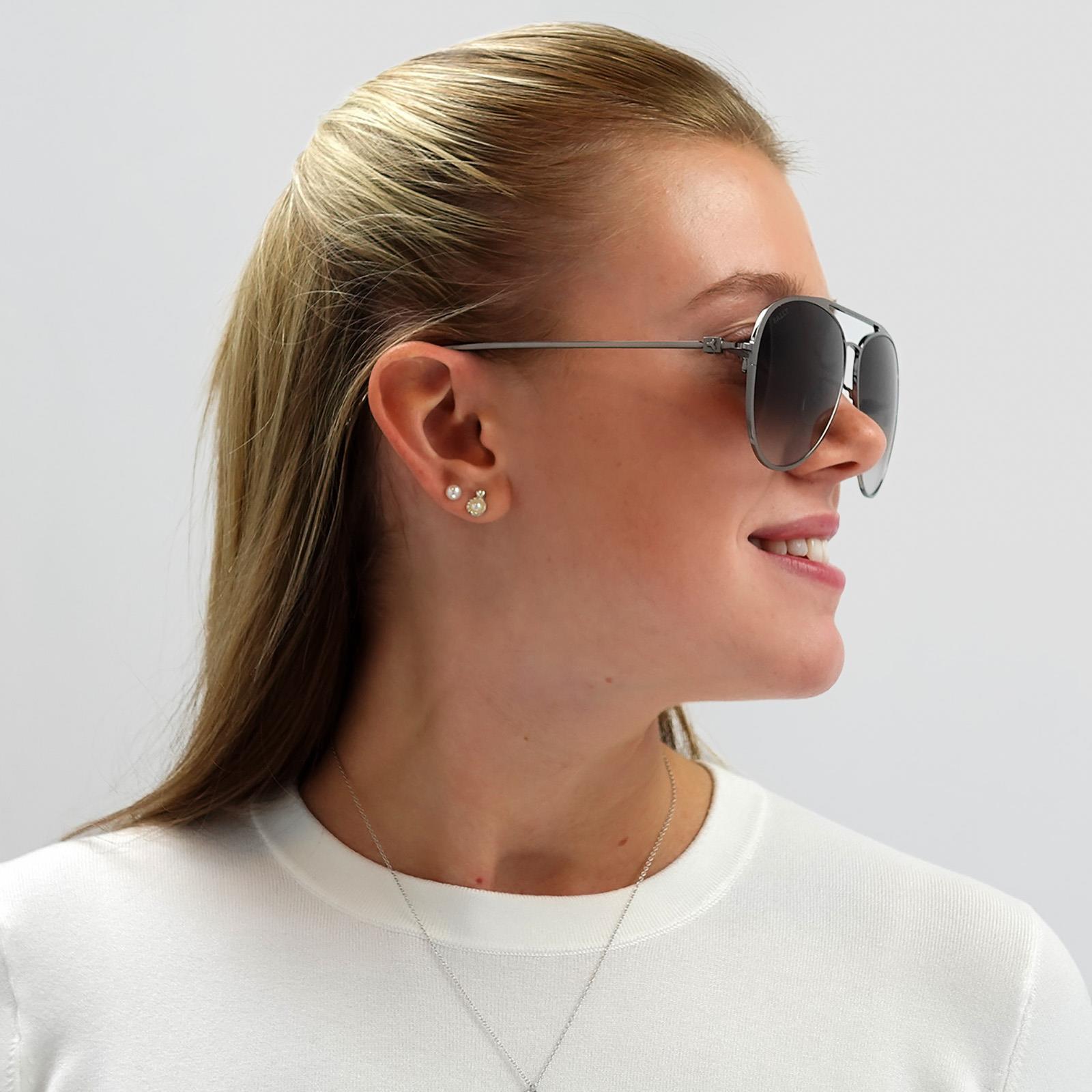 Bally Sunglasses BY0024-D 08K Gunmetal Gray Gradient | eBay display picture 3