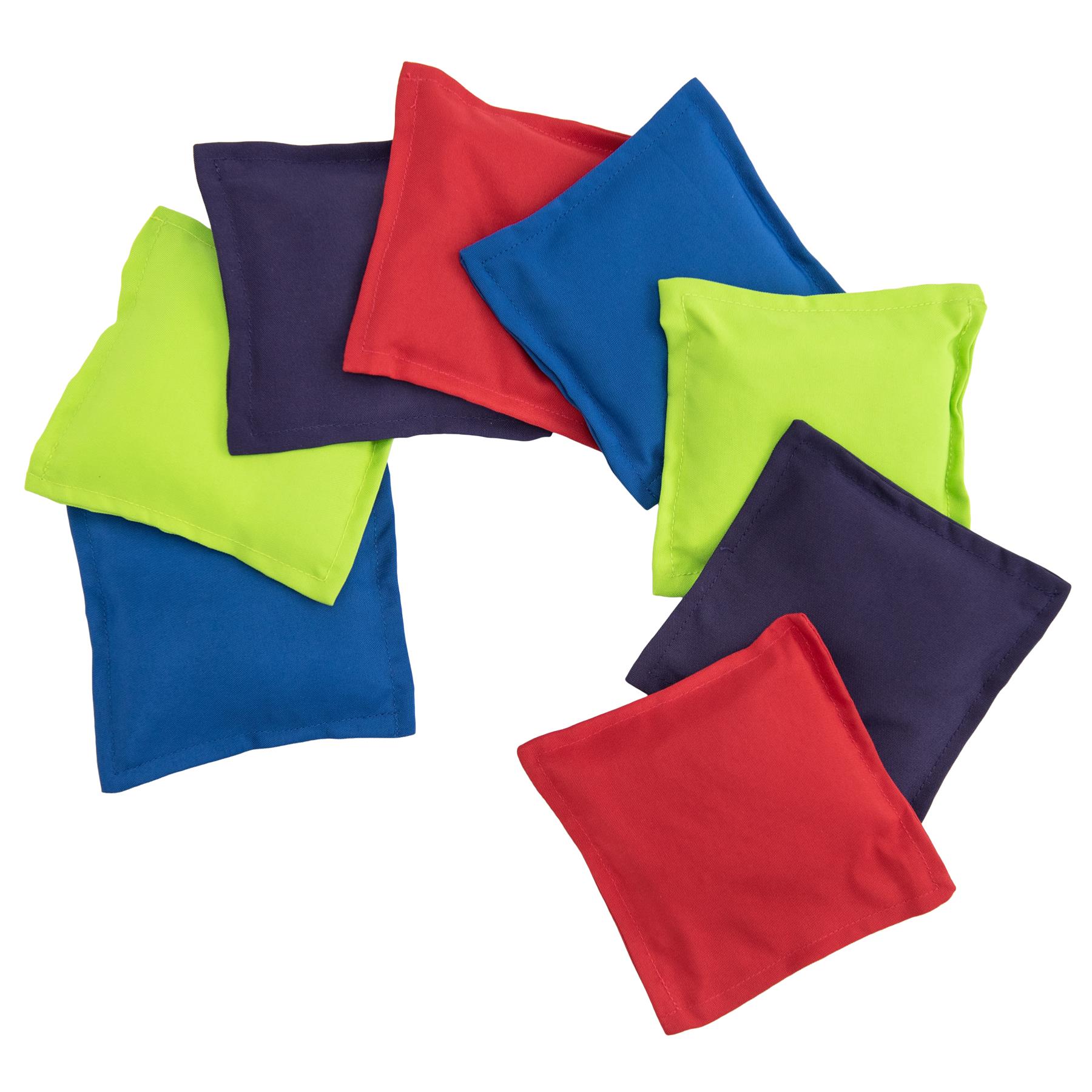 8 x Colourful Juggling Throwing Catching Bean Bags Garden Playground PE