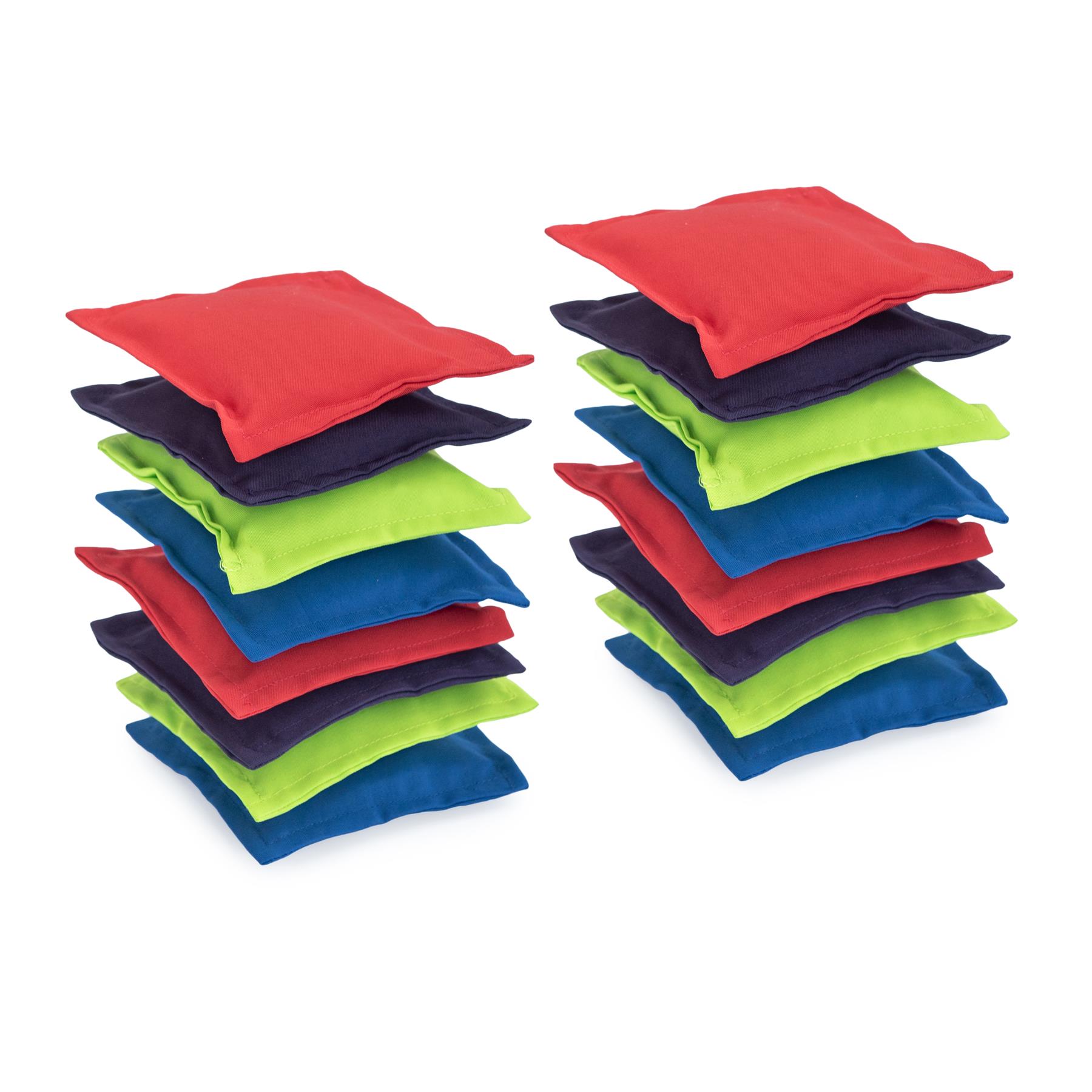 16 x Colourful Juggling Throwing Catching Bean Bags Garden Playground