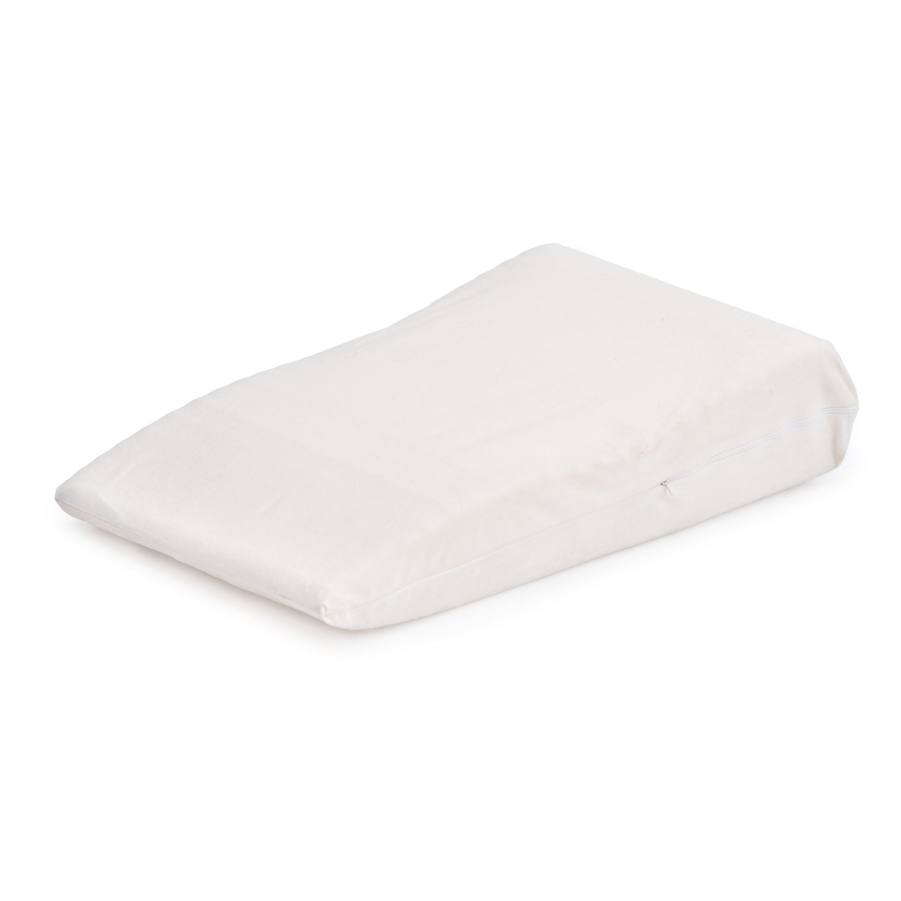 Suede Orthopaedic Contour Leg Raiser Pillow Foot Rest Bed Wedge Cushion