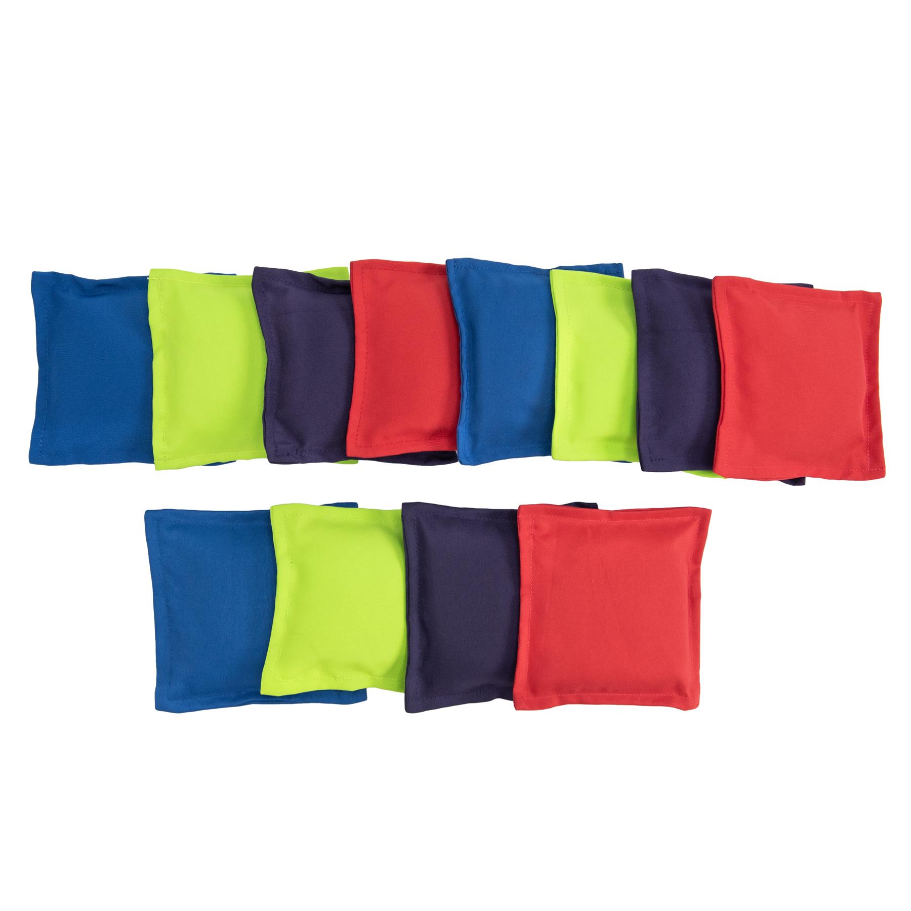 12 x Colourful Juggling Throwing Catching Bean Bags Garden Playground