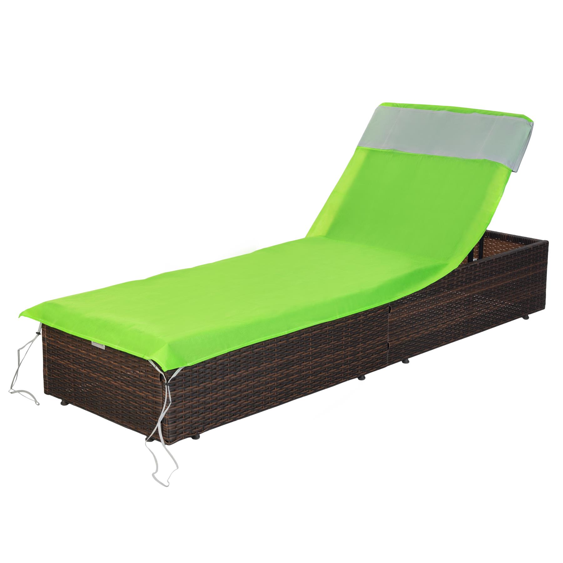 Garden Sunbed Hypoallergenic Outdoor Patio Water Resistant Sun Lounger