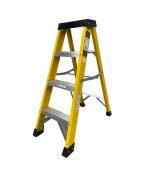 GRP Swingback Step Ladder 4-10 Tread Professional Safety Ladders