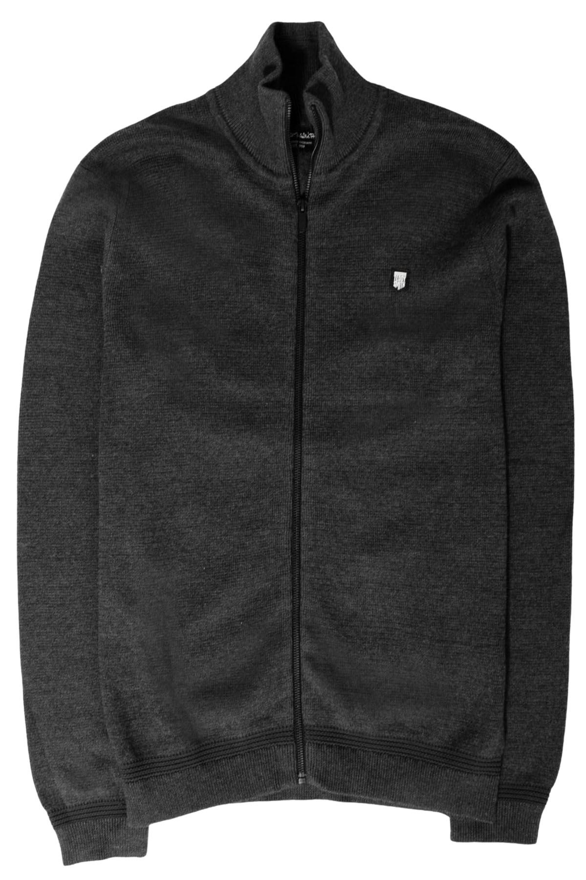 Пуловер Teddy Smith от Jacke mit Reißverschluss, теплый, от Baumwolle dichter Feinstrick