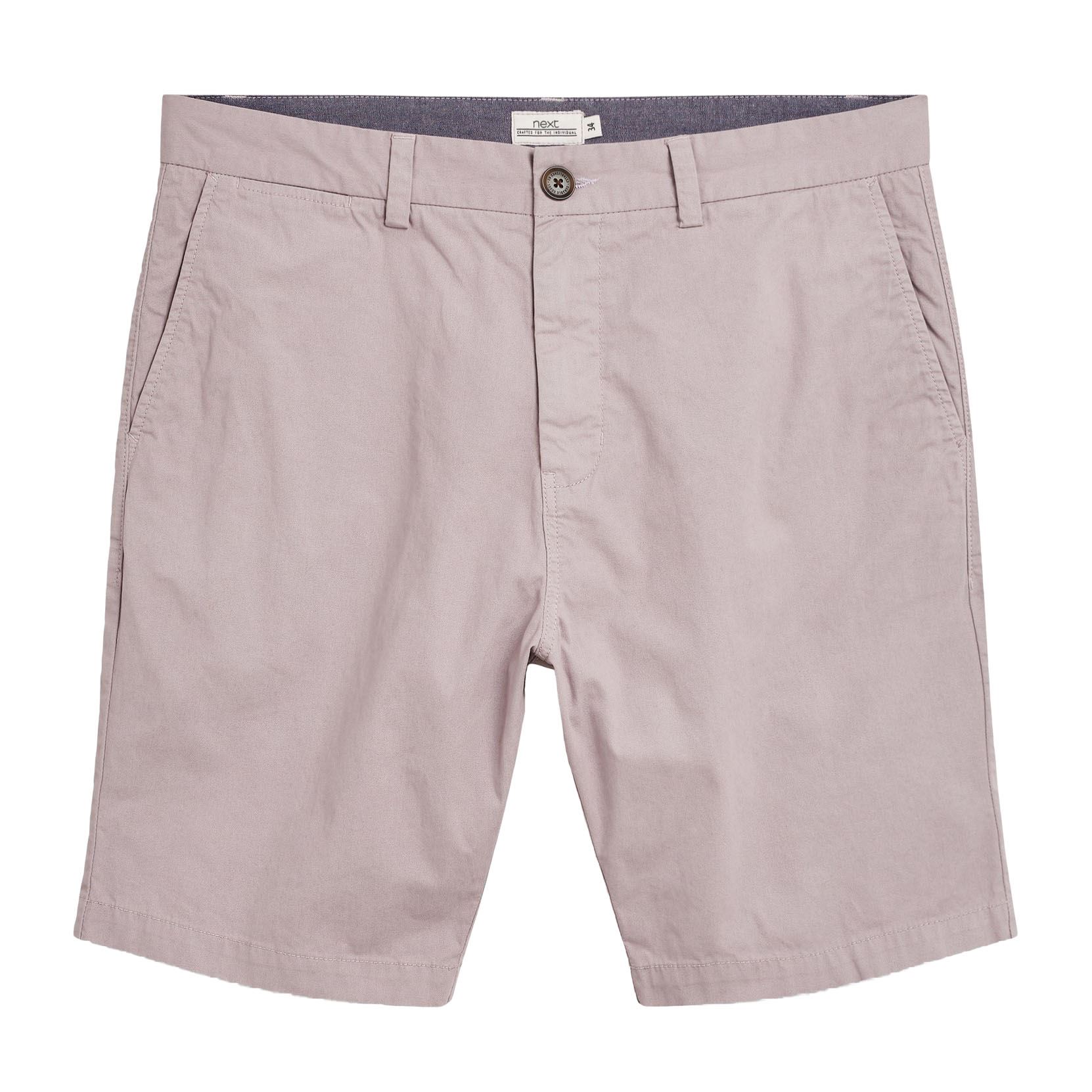 slim fit chino shorts next to men's size