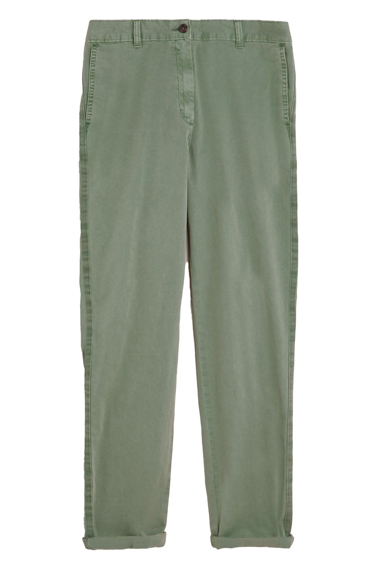 Ex M&S Tapered Ankle Grazer Chino Trousers - Picture 35 of 51