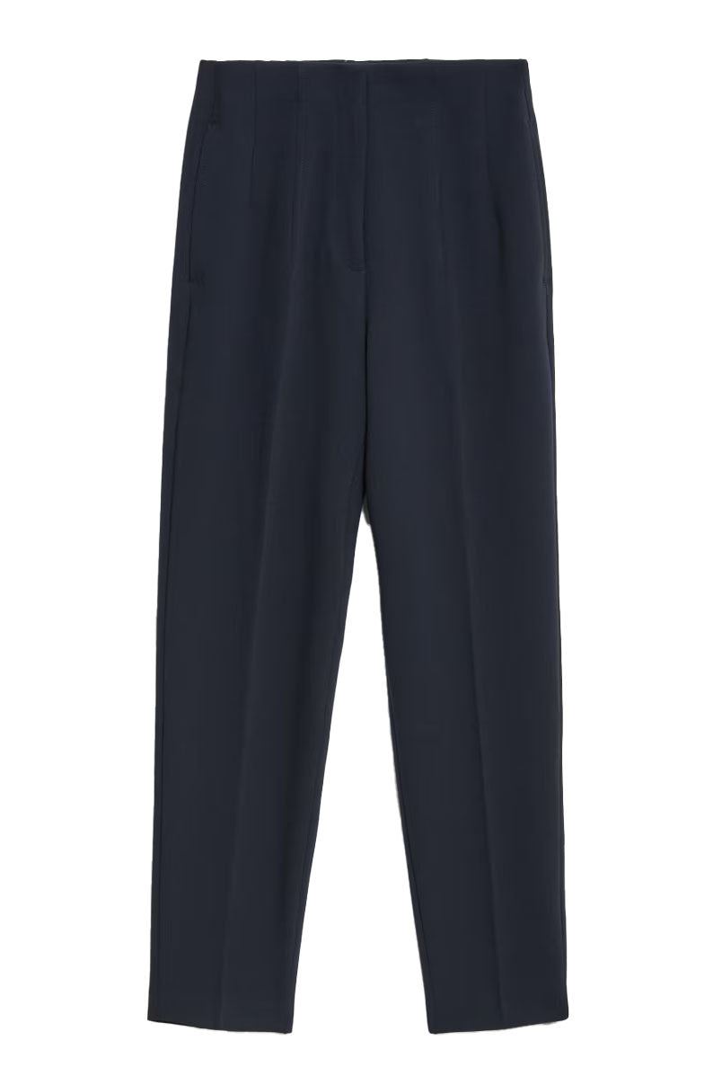 ex M&S Womens Tapered Ankle Grazer Trousers Stretch Fit - Picture 8 of 23