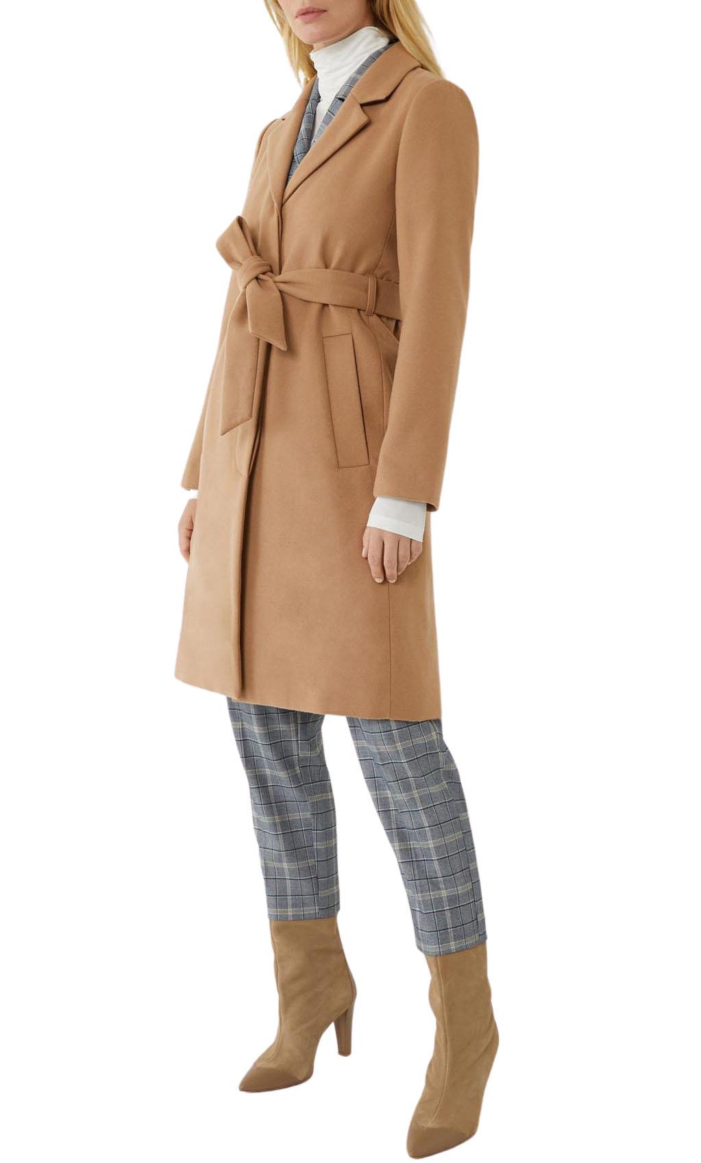 warehouse long bonded coat