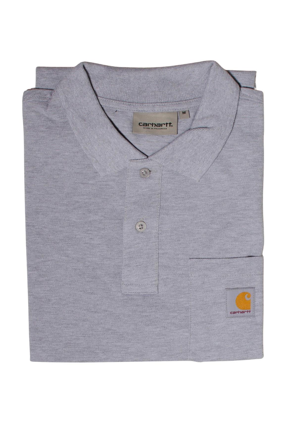 Carhartt Mens Relaxed Cotton Pique Pocket Front Polo Shirt - Picture 11 of 26