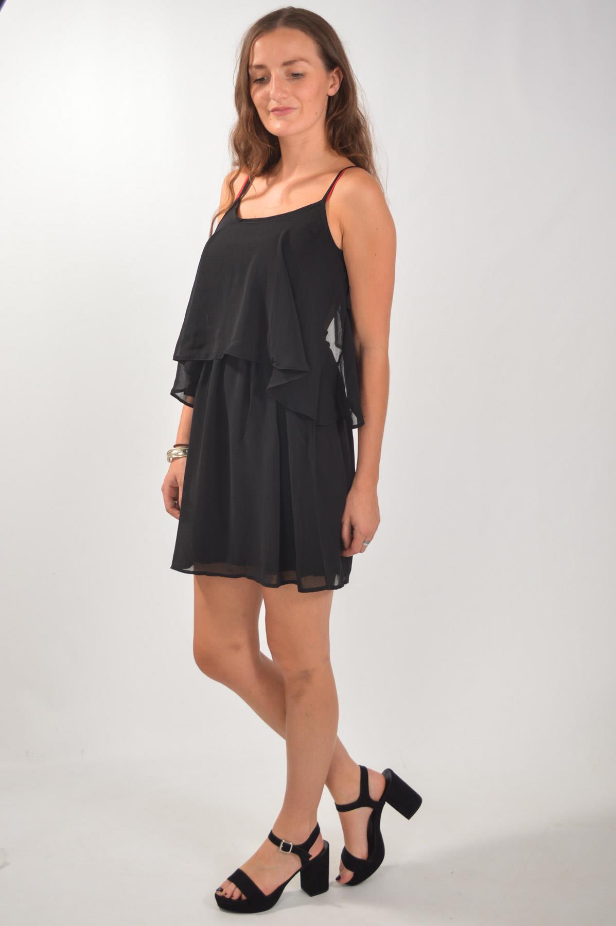 ASOS Womens Chiffon Overlay Strappy Short Mini Summer Event Dress | eBay