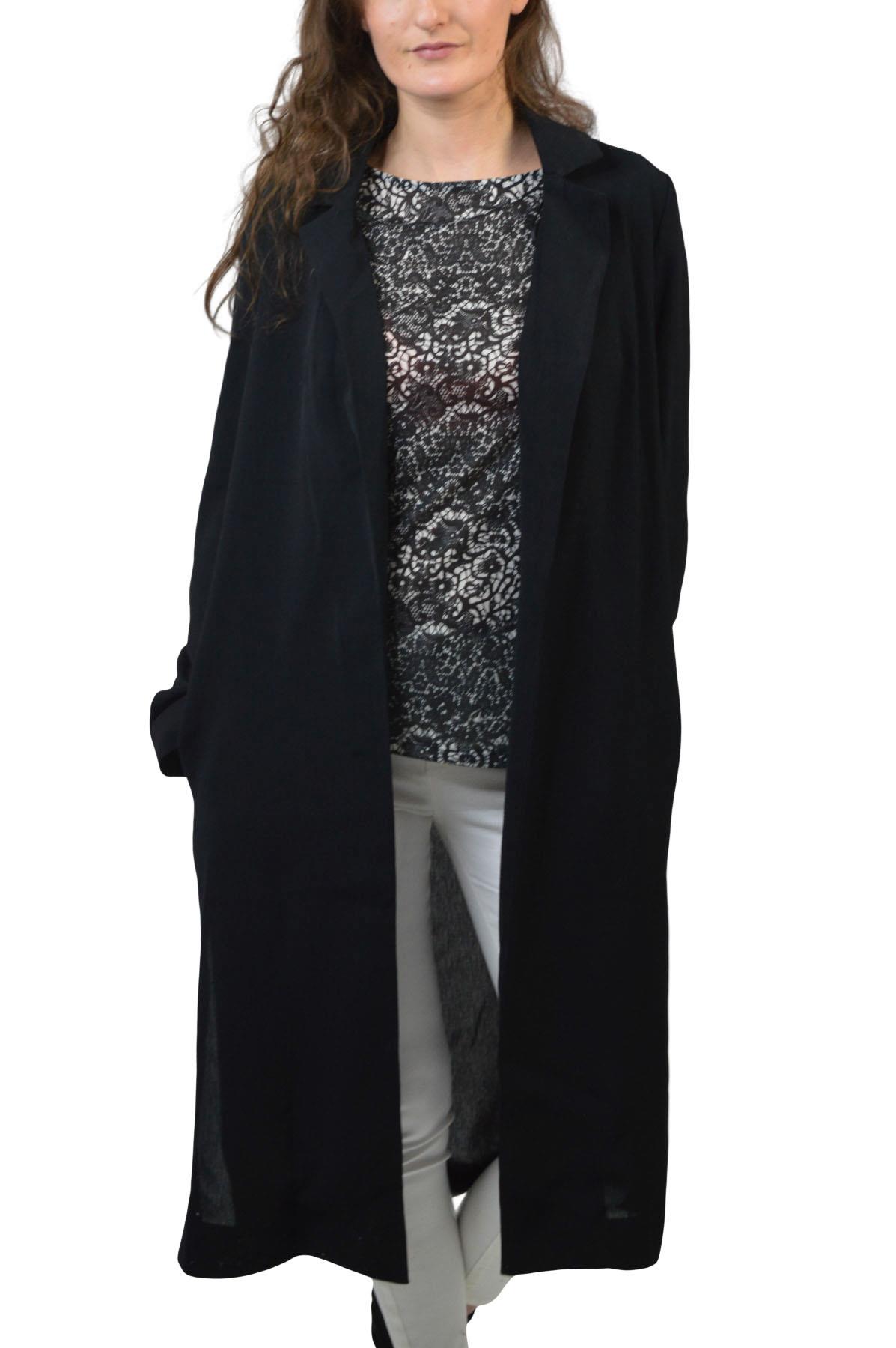 navy duster coat