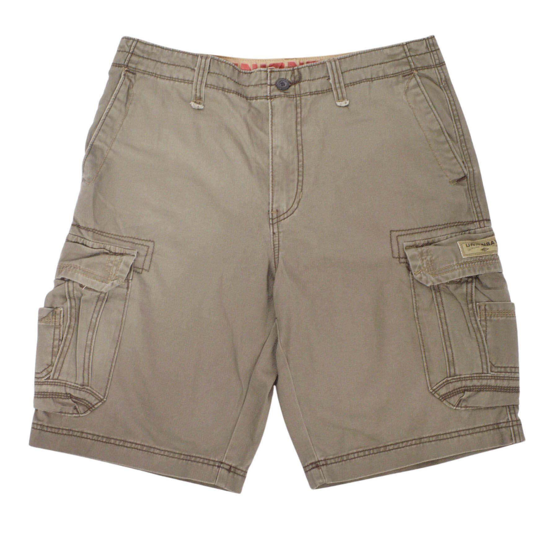 UNION BAY USA Mens Canvas Cargo Shorts Heavy Duty Soft Canvas 7 Cols £