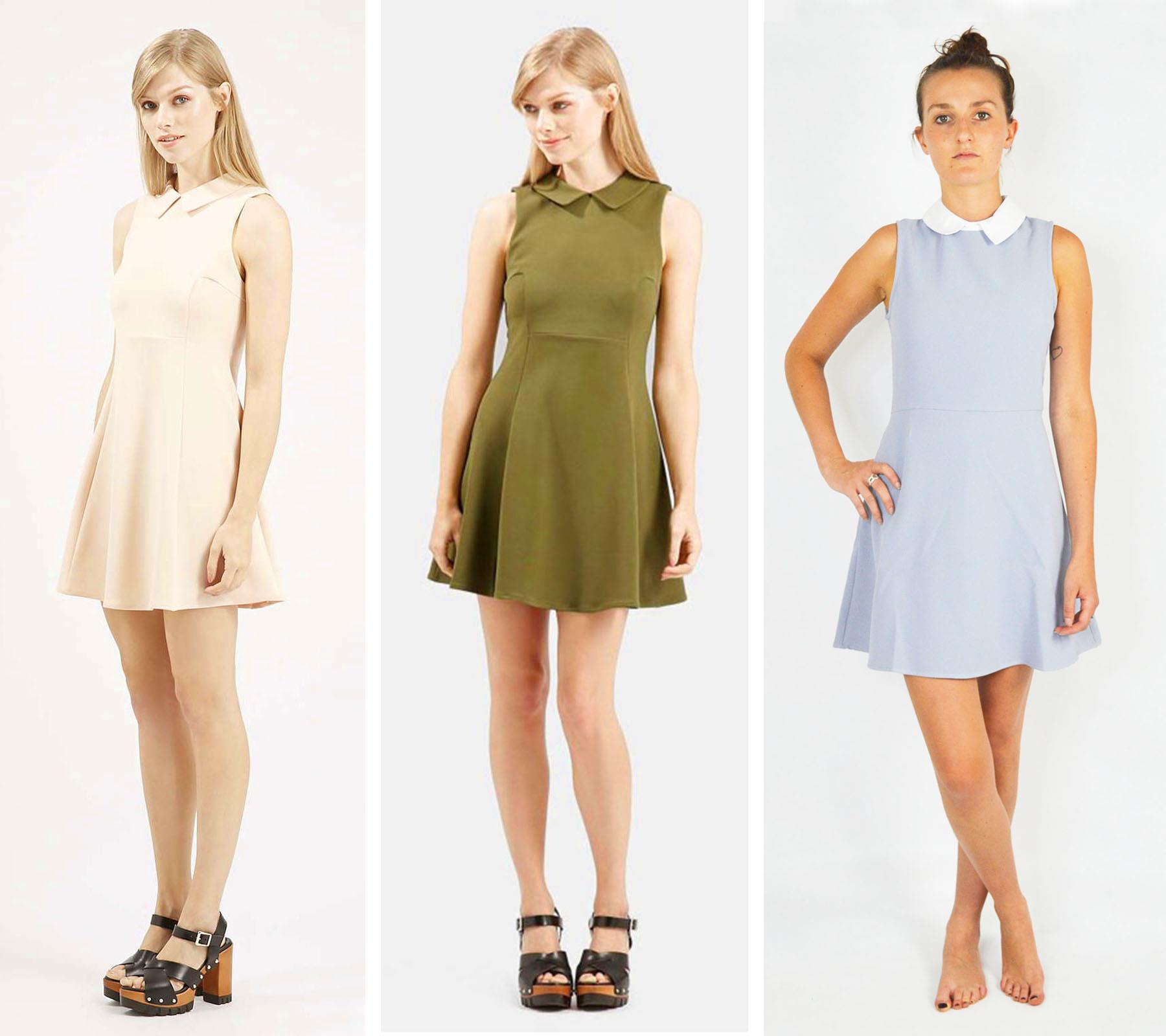 fit and flare skater dress