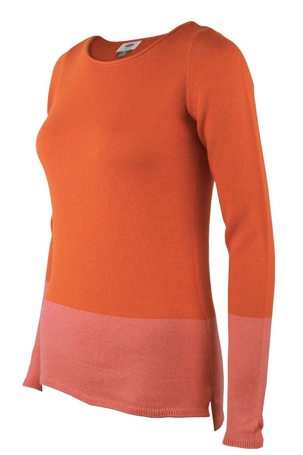 New Ladies Old Navy Gap Roll Edge Neck Two Tone Jumper Size XS M L XL 2XL