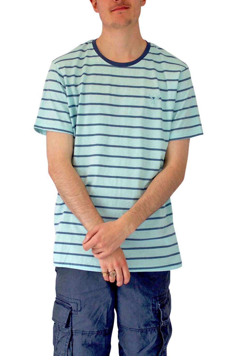 american eagle green striped shirt