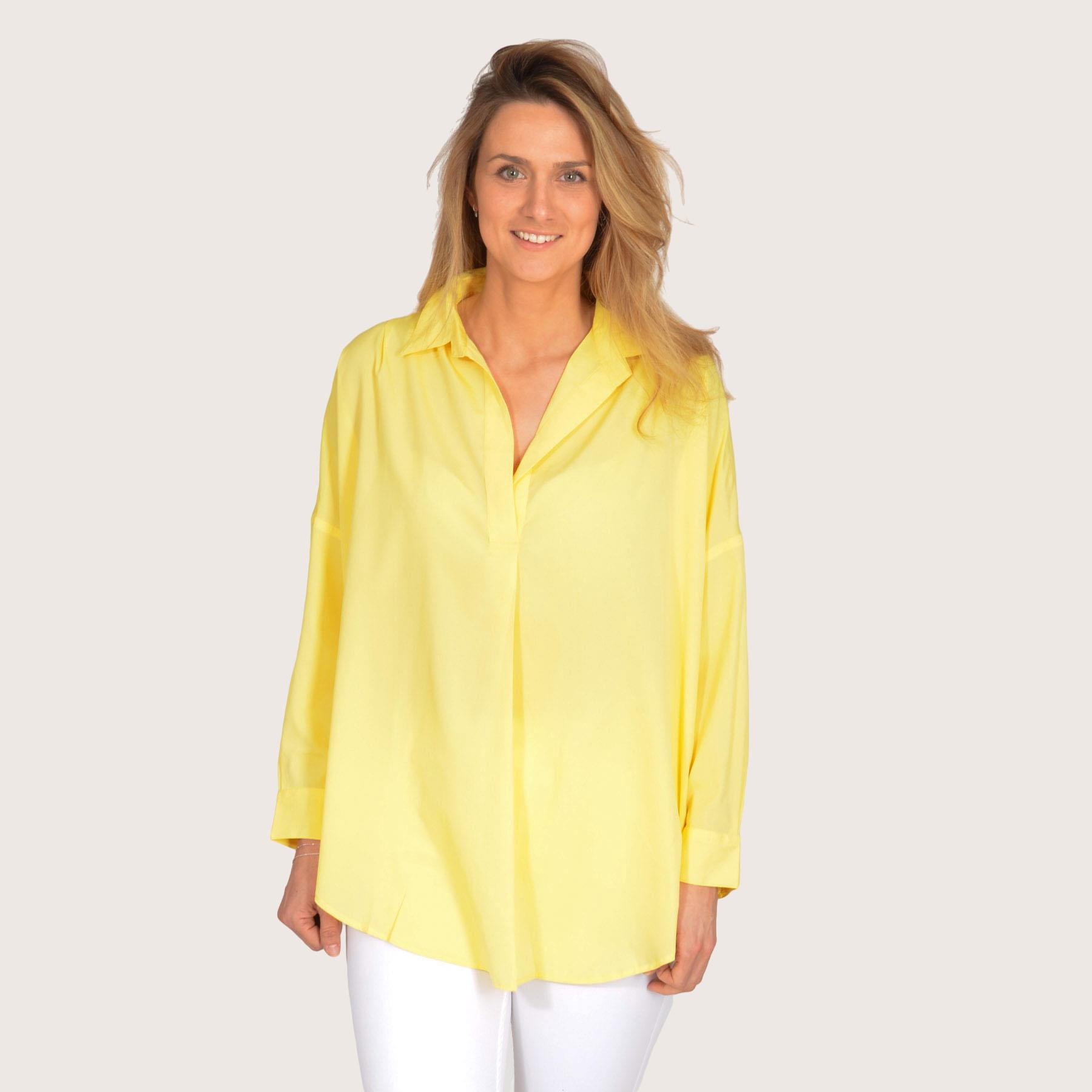 FRENCH CONNECTION Popover Shirt Blouse Silky Soft Light Satin Open Neck Collar - Picture 10 of 23