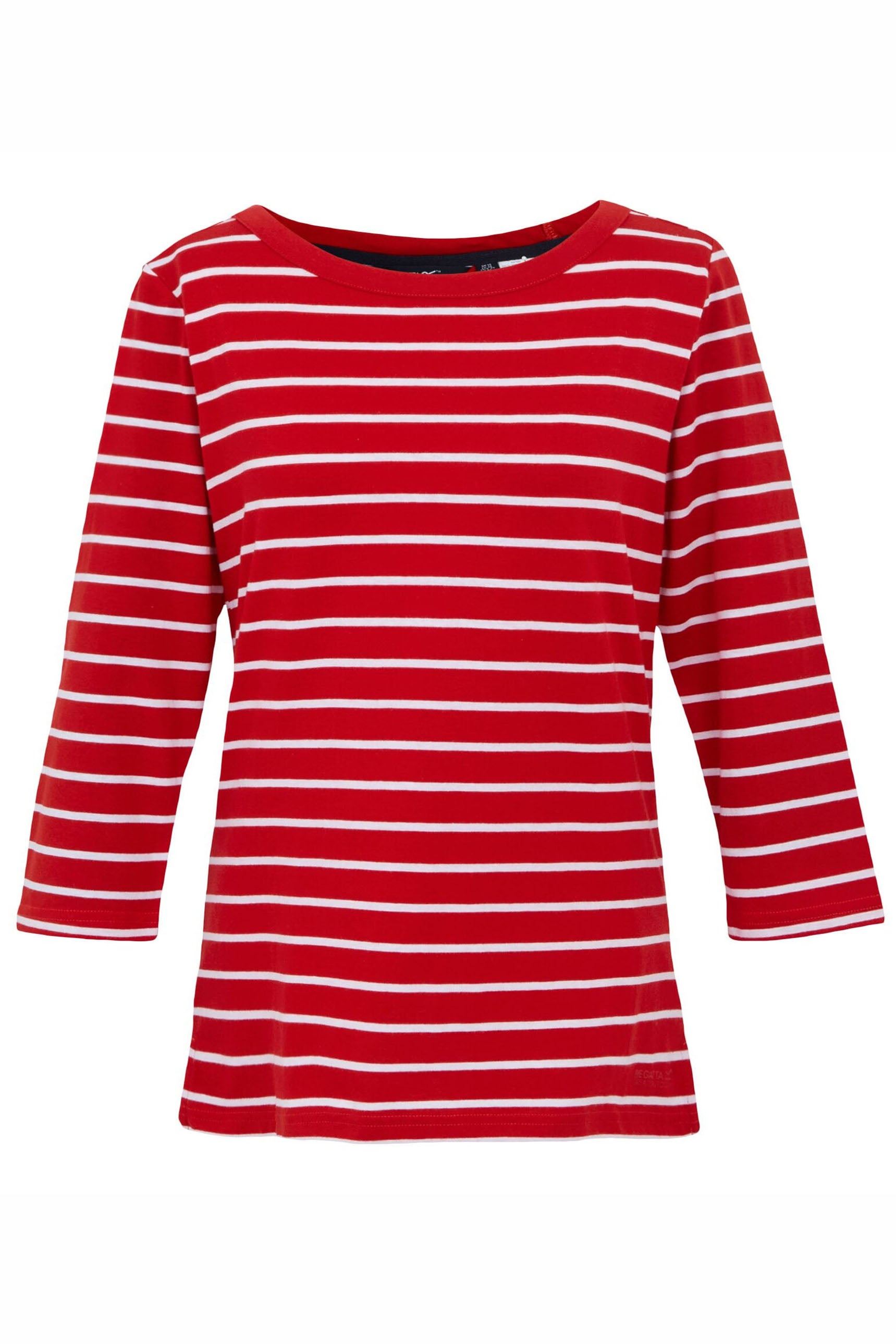 Regatta Womens Striped 3/4 Sleeve Top - Picture 41 of 48