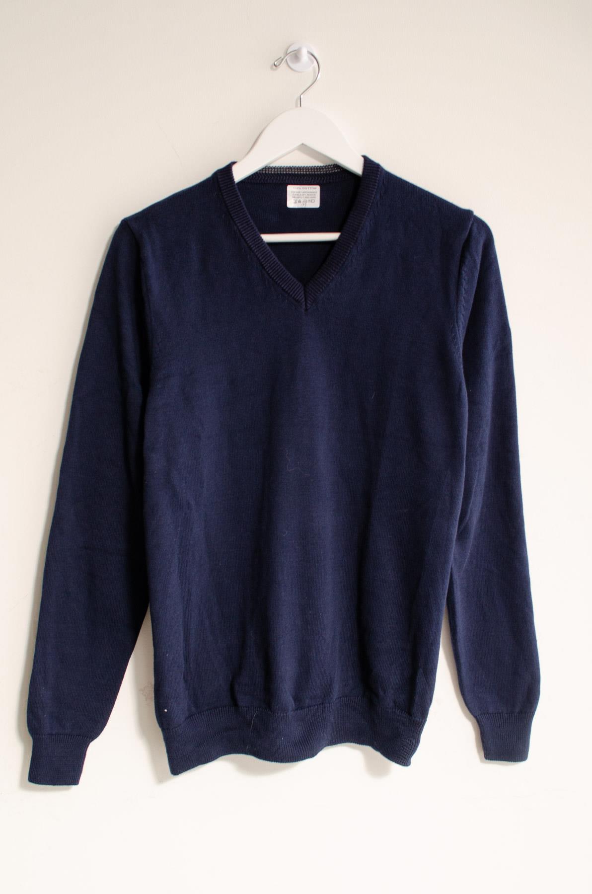 Mens Cotton V Neck Jumper Mens Sweater eBay