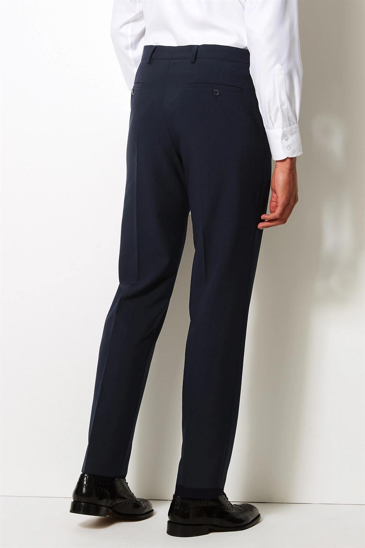 MARKS & SPENCER Mens Active Waist Trousers New M&S Smart Formal Work