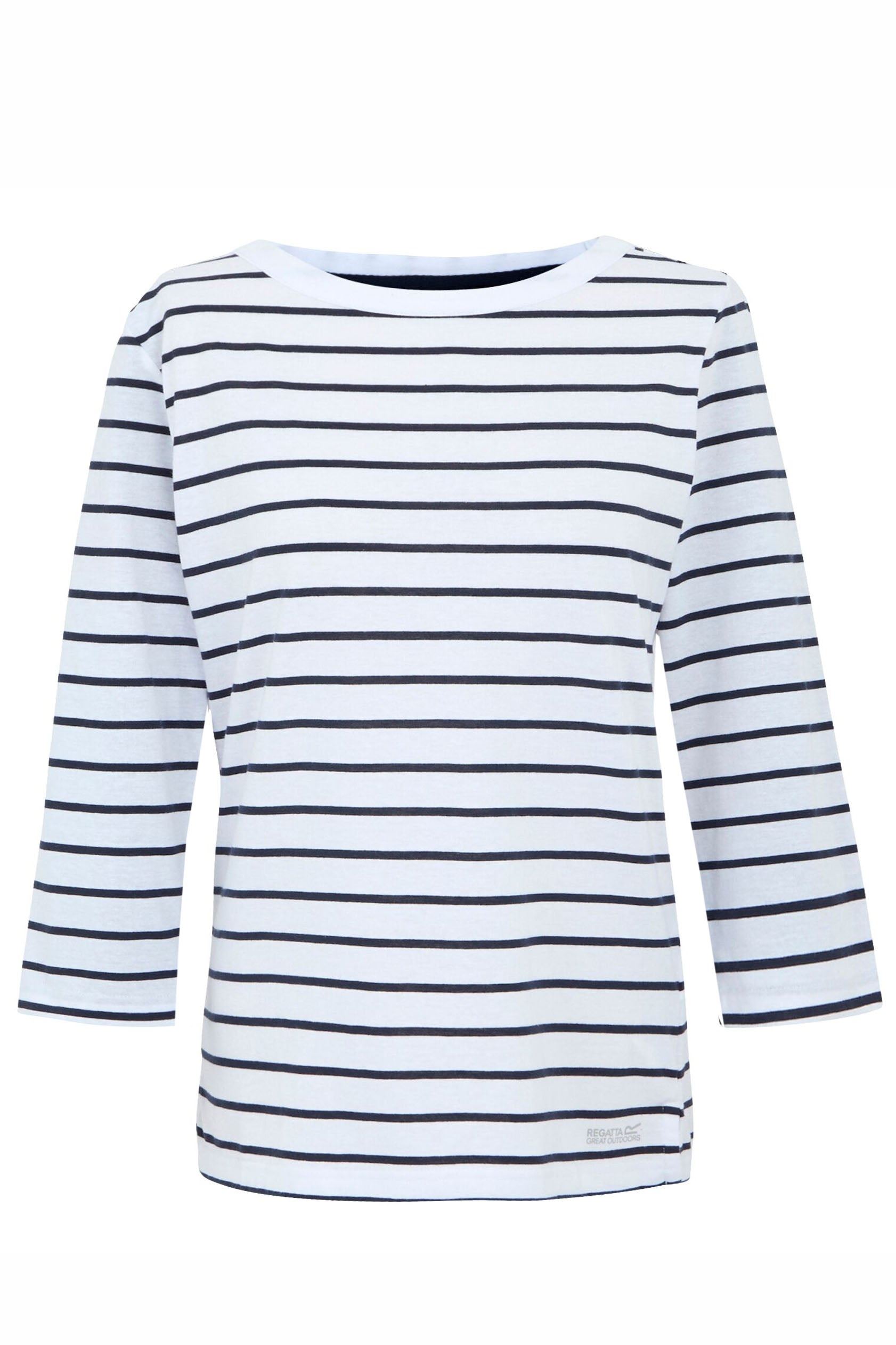 Regatta Womens Striped 3/4 Sleeve Top - Picture 48 of 48