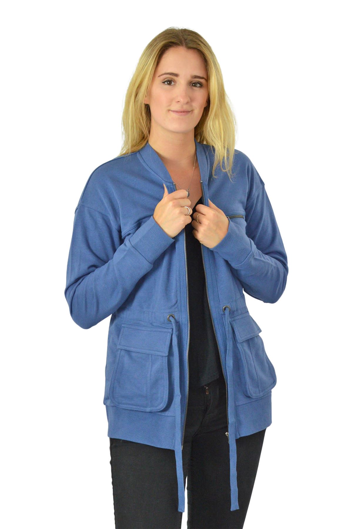 N*XT Zip Front Long Sweatshirt Jacket New Sizes 8-22