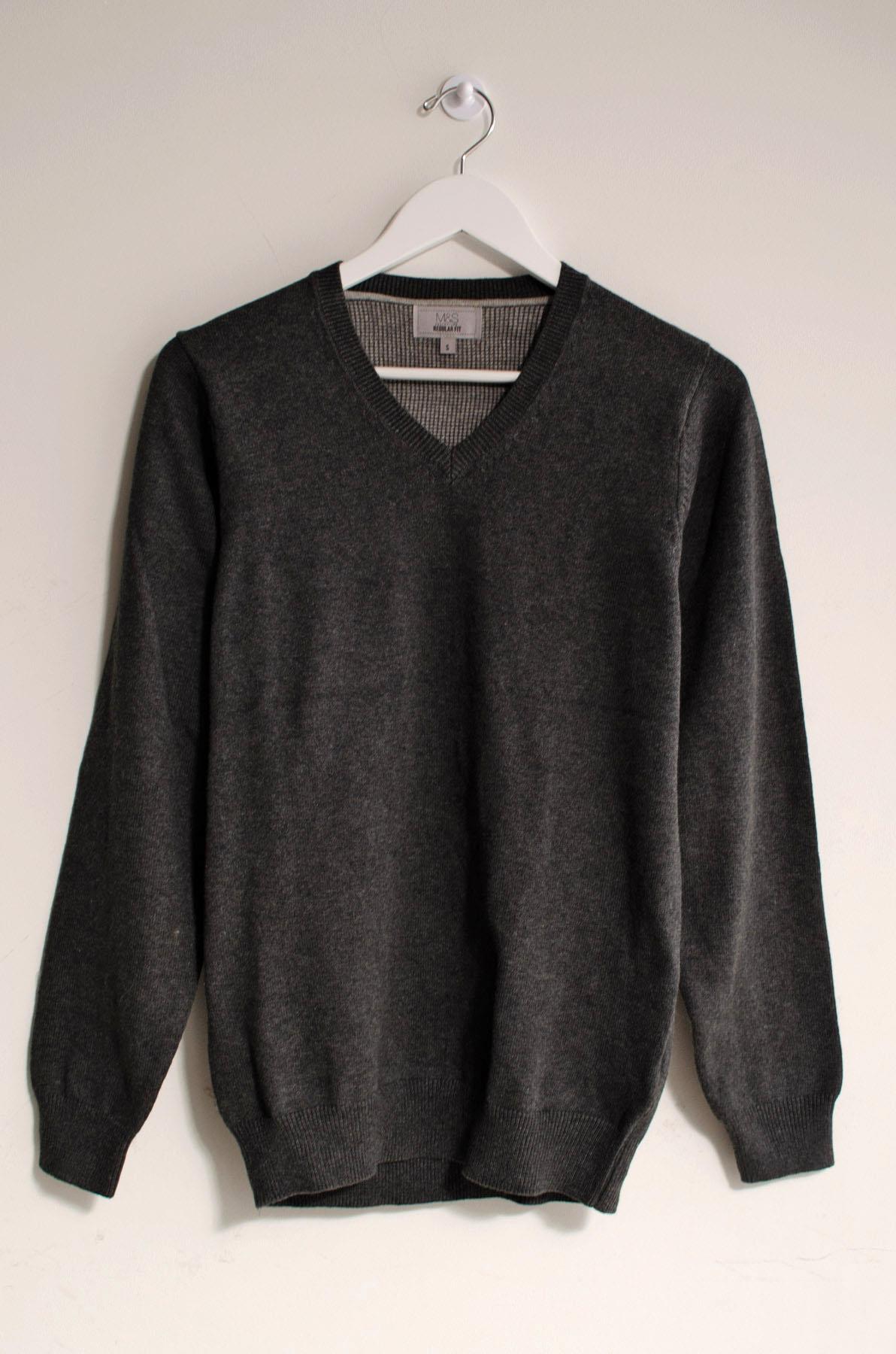 Mens Cotton V Neck Jumper Mens Sweater eBay