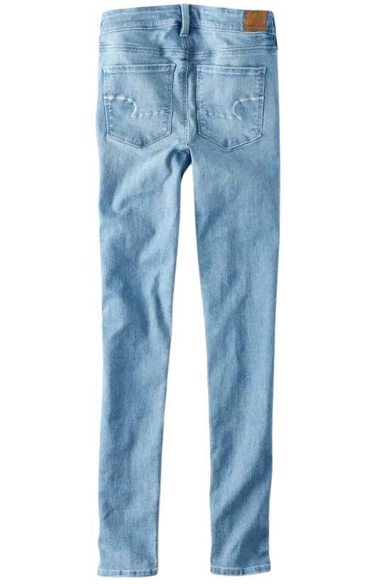 American Eagle Womens Next Level Stretch Jeggings Jeans Pale, Denim or Black - Picture 12 of 13