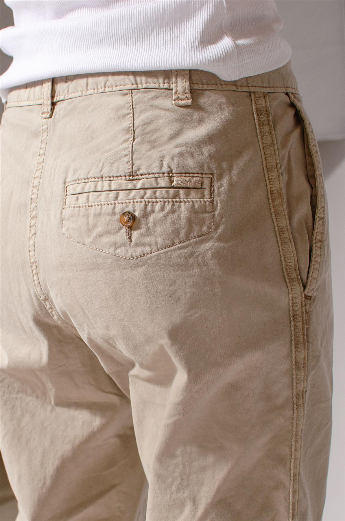 Ex M&S Tapered Ankle Grazer Chino Trousers - Picture 42 of 51
