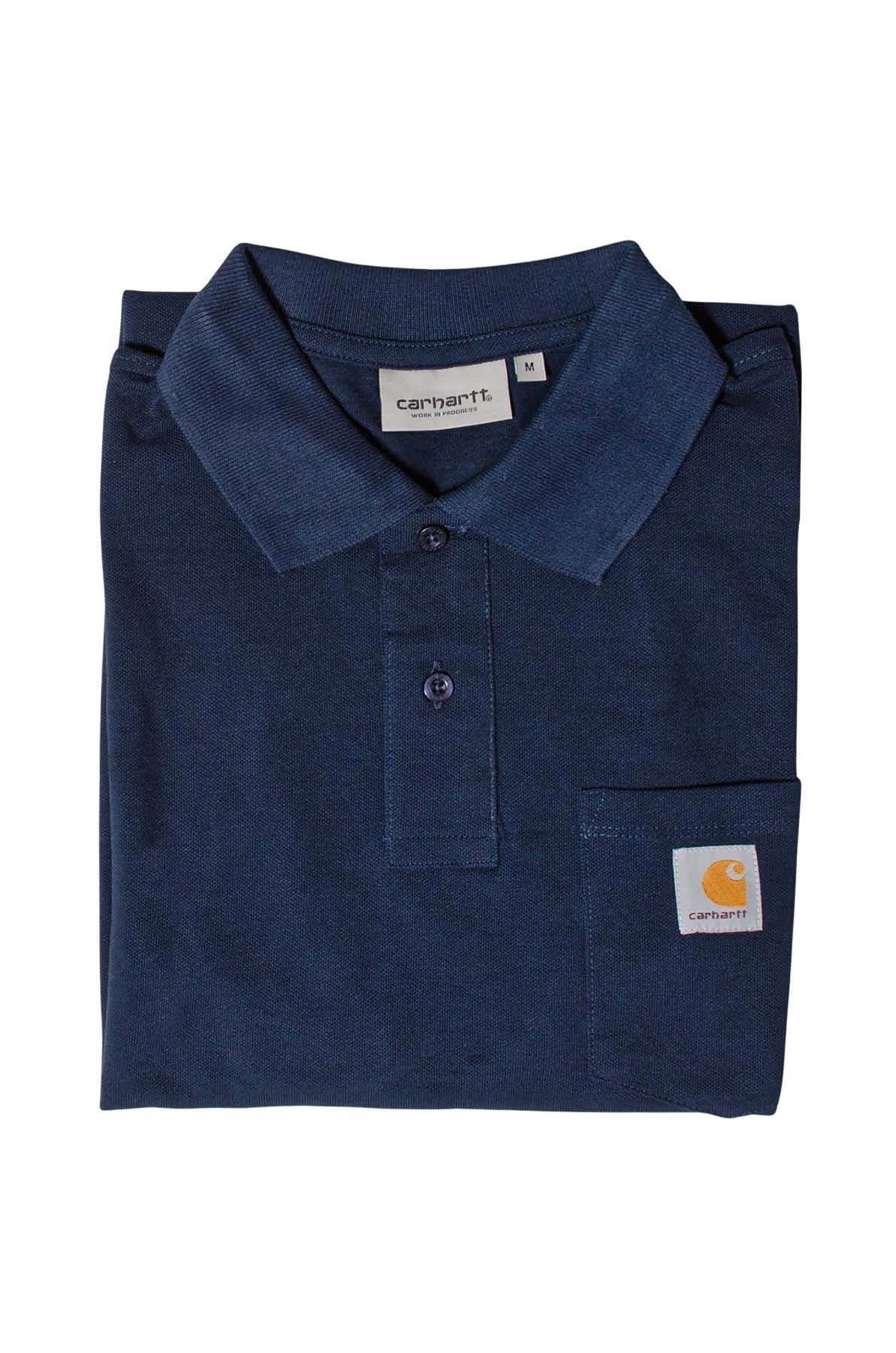 Carhartt Mens Relaxed Cotton Pique Pocket Front Polo Shirt - Picture 19 of 26