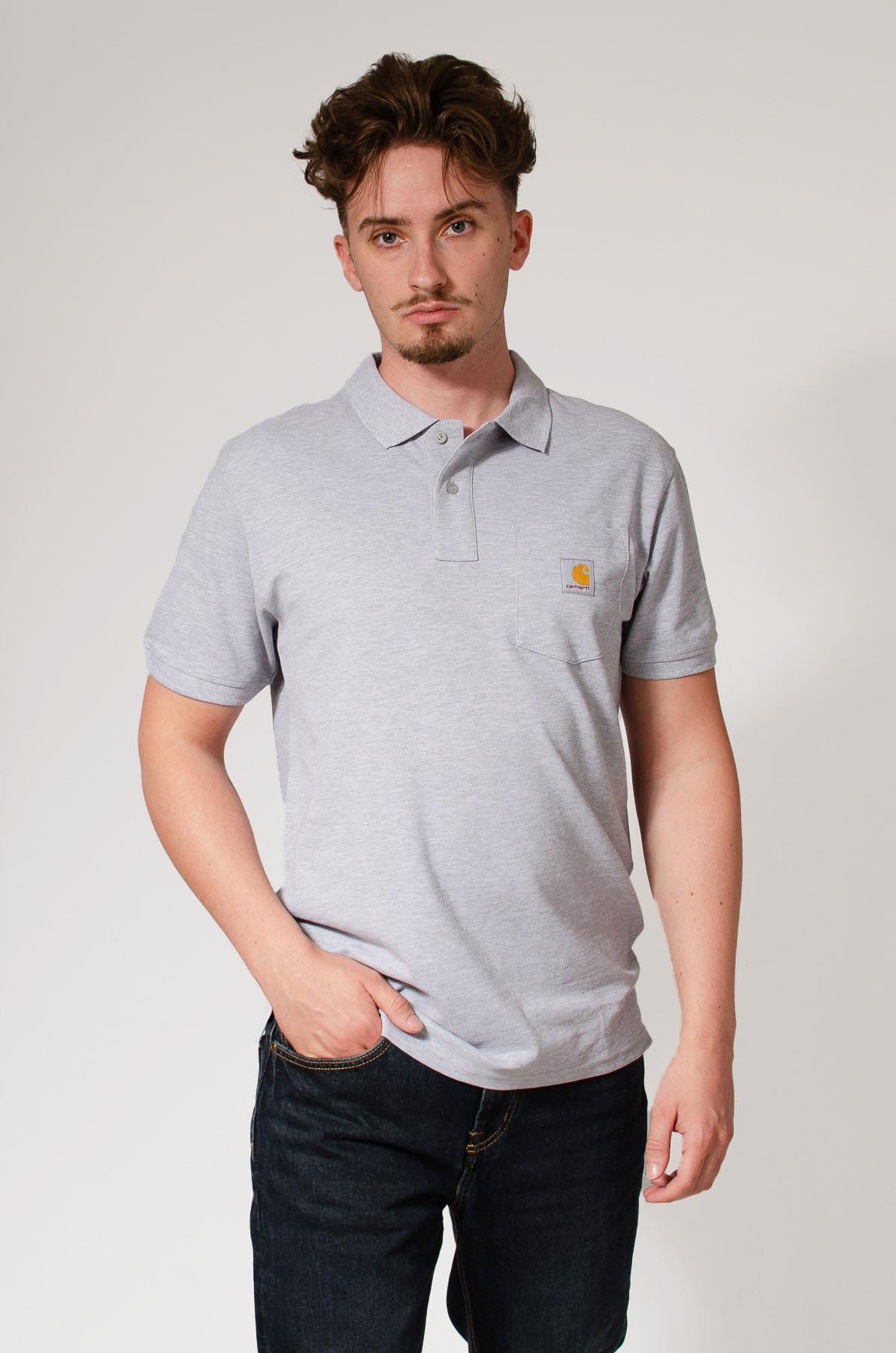 Carhartt Mens Relaxed Cotton Pique Pocket Front Polo Shirt - Picture 13 of 26