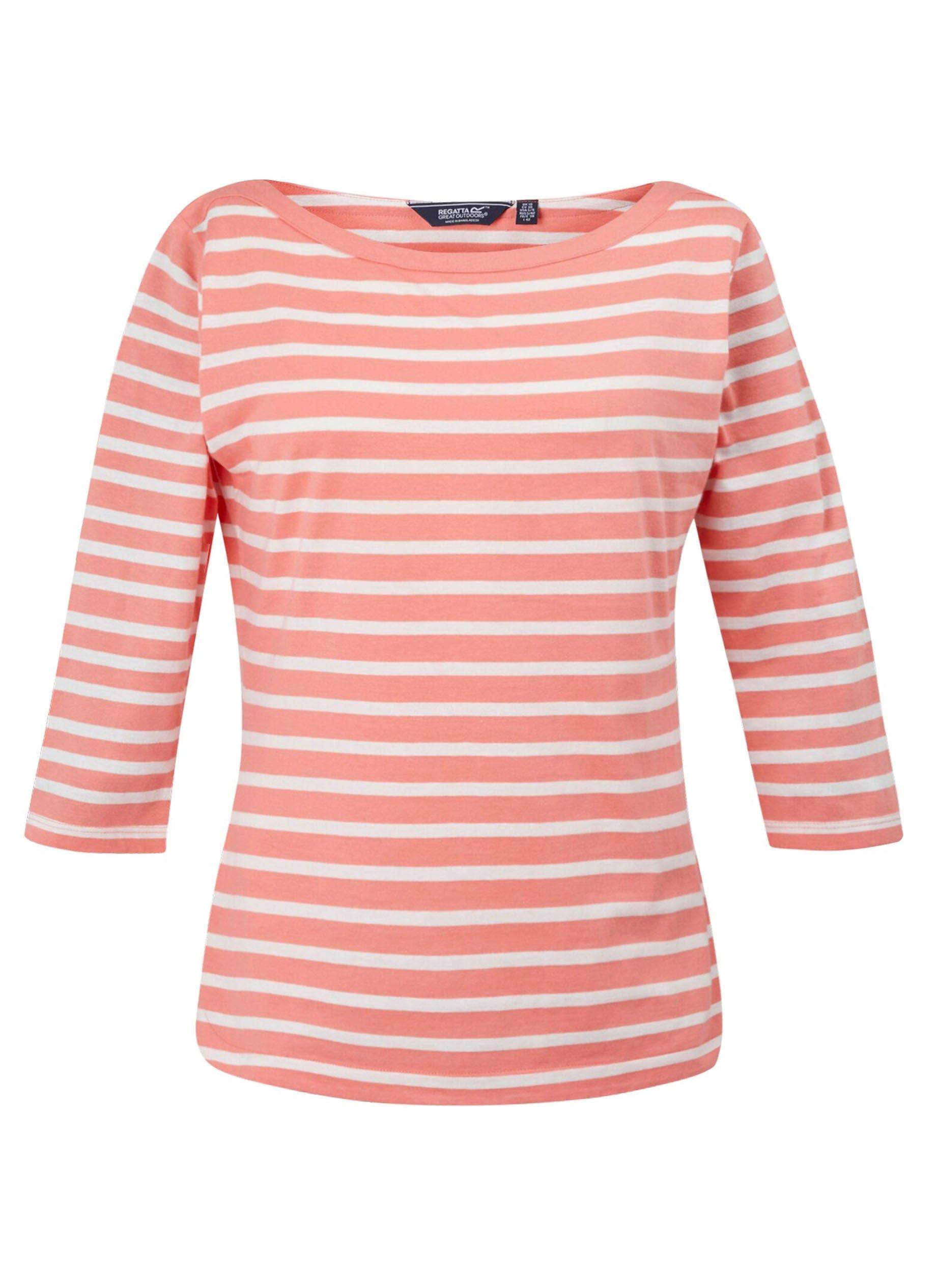 Regatta Womens Striped 3/4 Sleeve Top - Picture 16 of 48