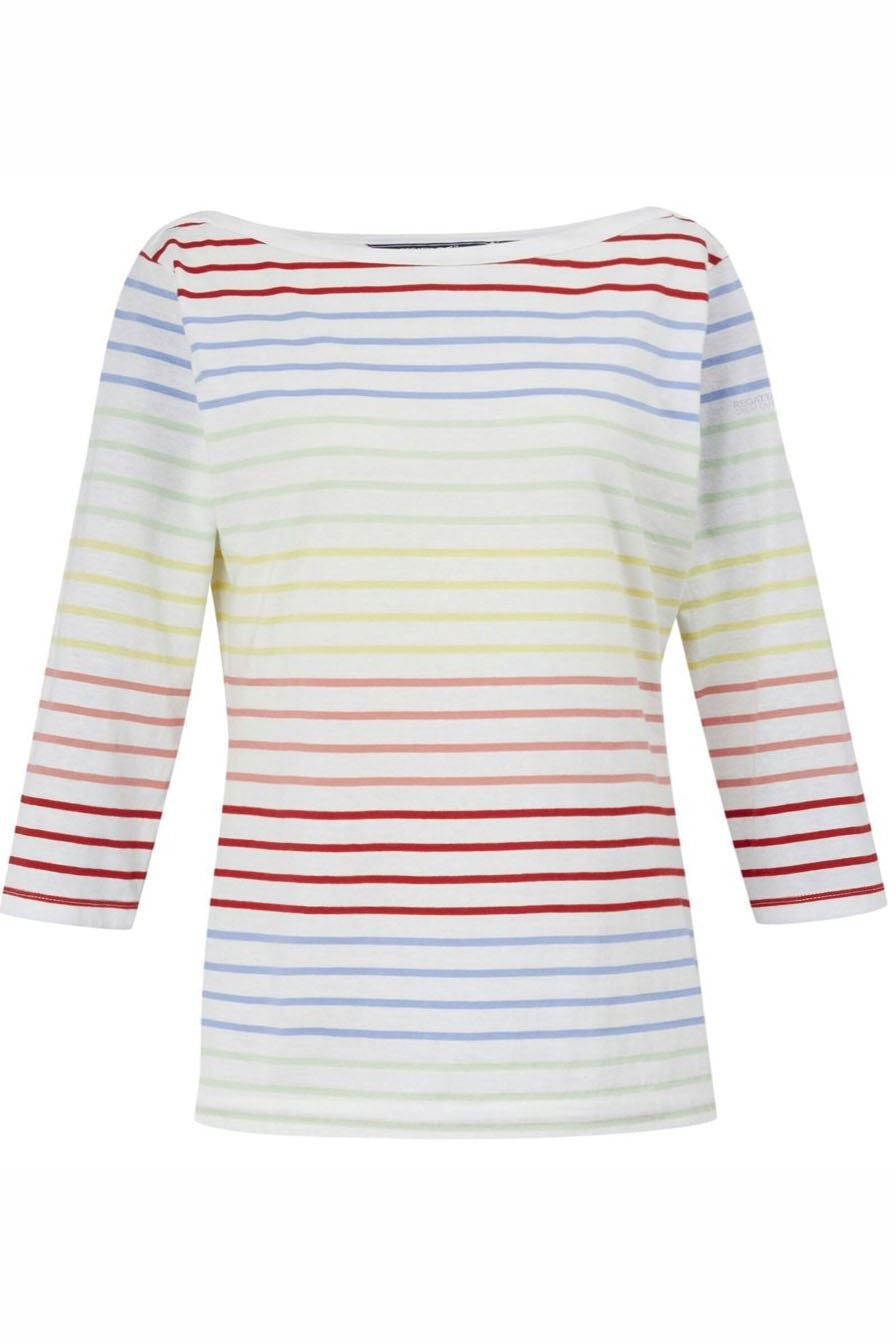 Regatta Womens Striped 3/4 Sleeve Top - Picture 43 of 48
