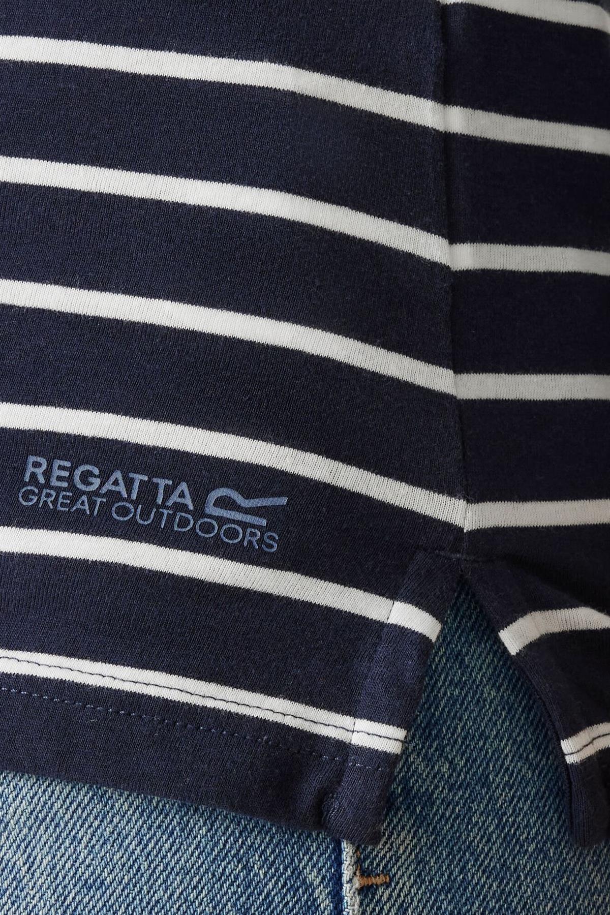 Regatta Womens Striped 3/4 Sleeve Top - Picture 25 of 48